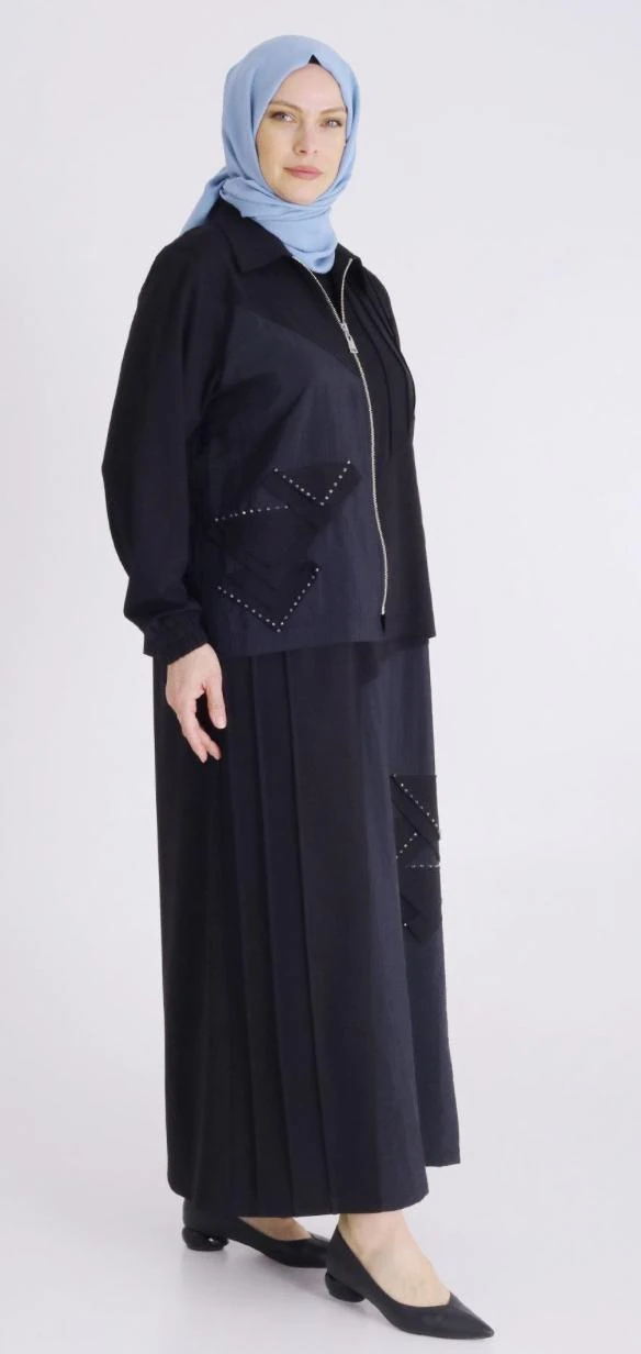 Hırkalı Elbise Takım