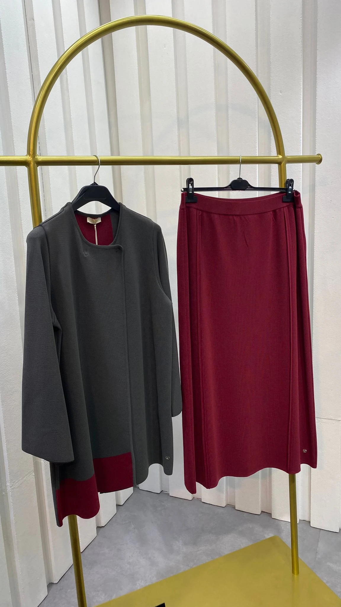 Valin Bordolu Hırka