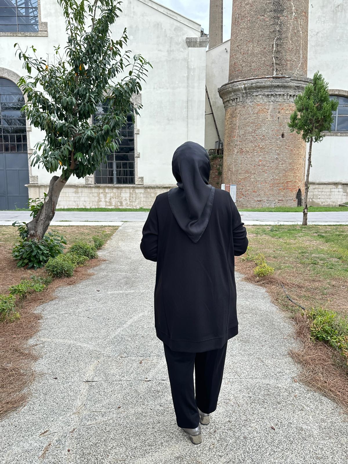 Baskılı Pantolonlu Takım