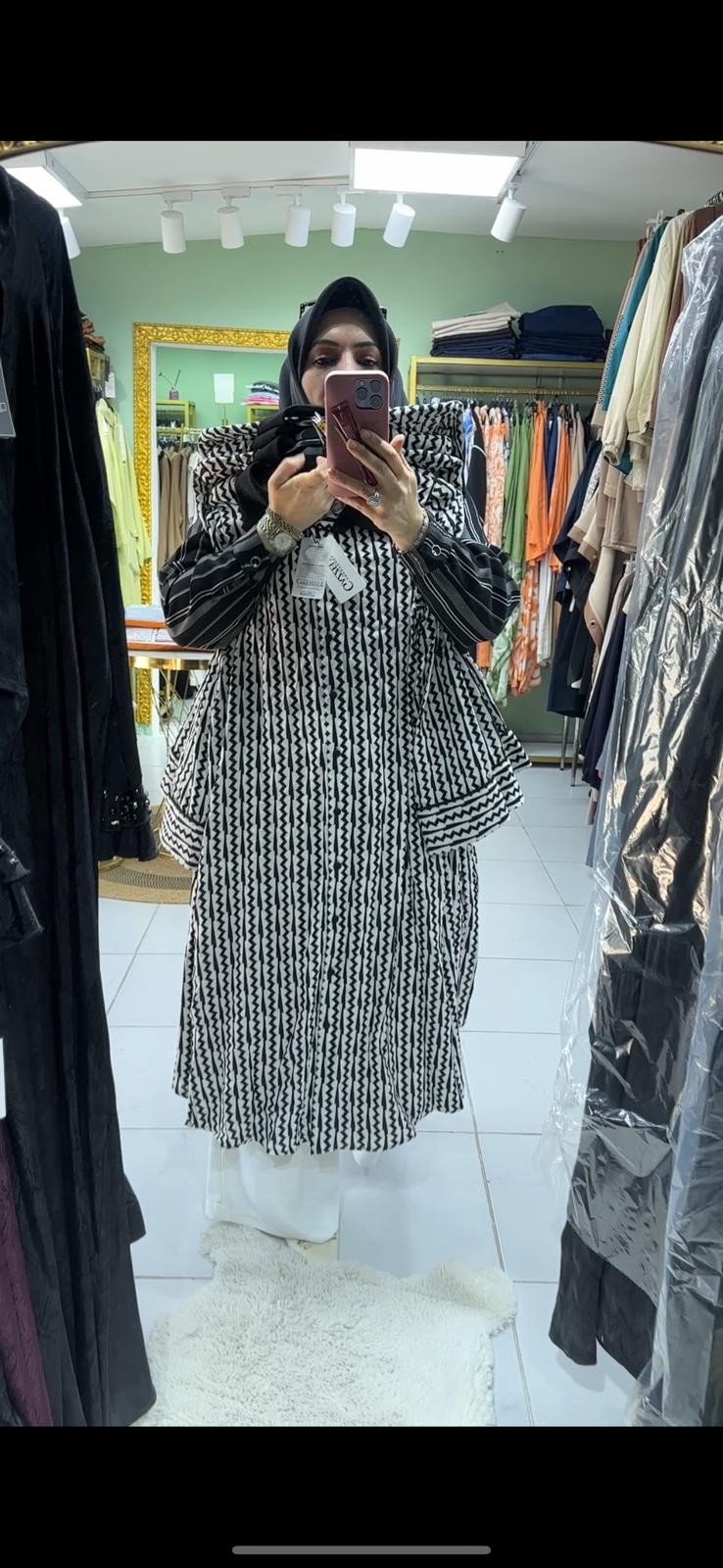 Zikzak Desenli Tunik