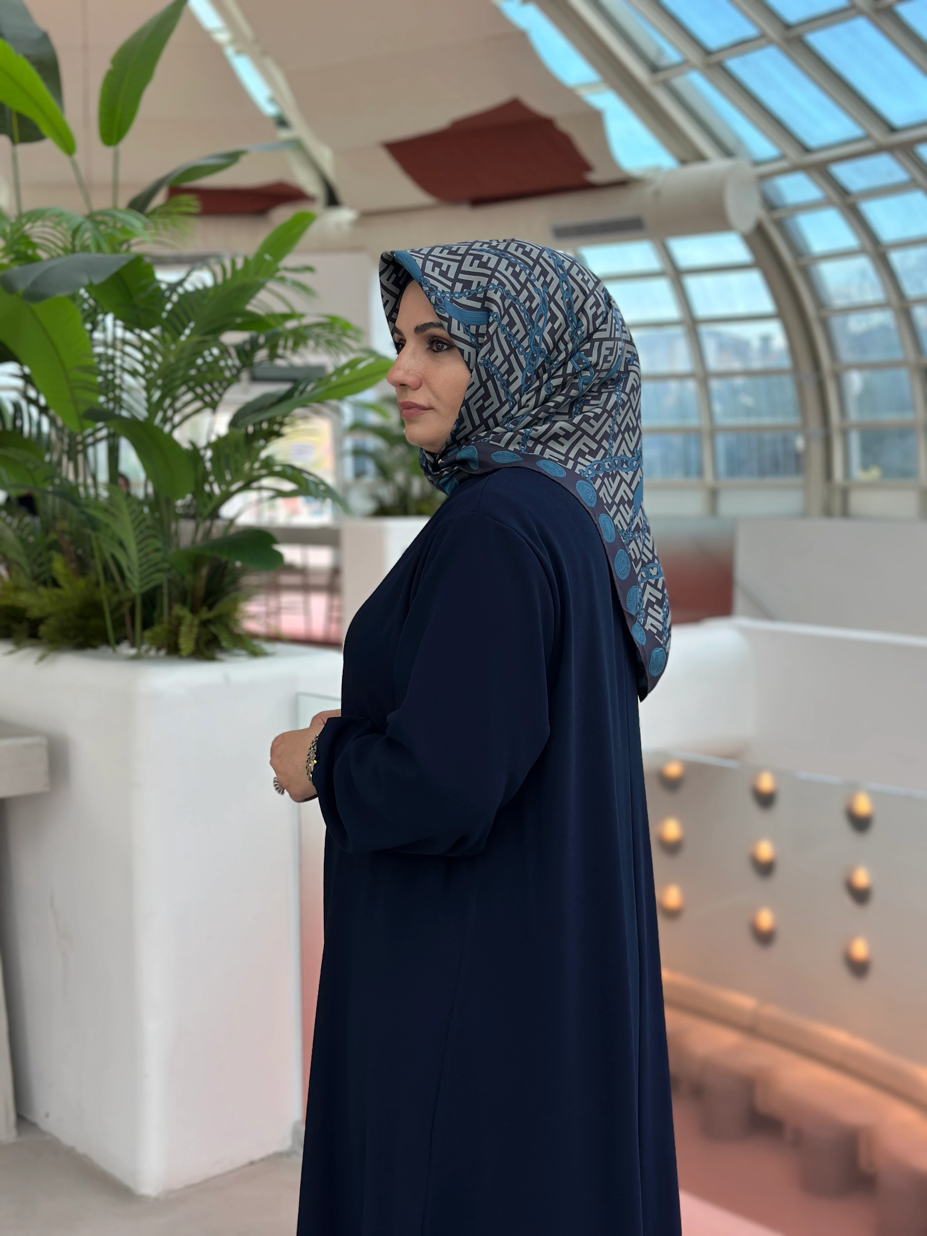 İnci Sahra Elbise Lacivert 