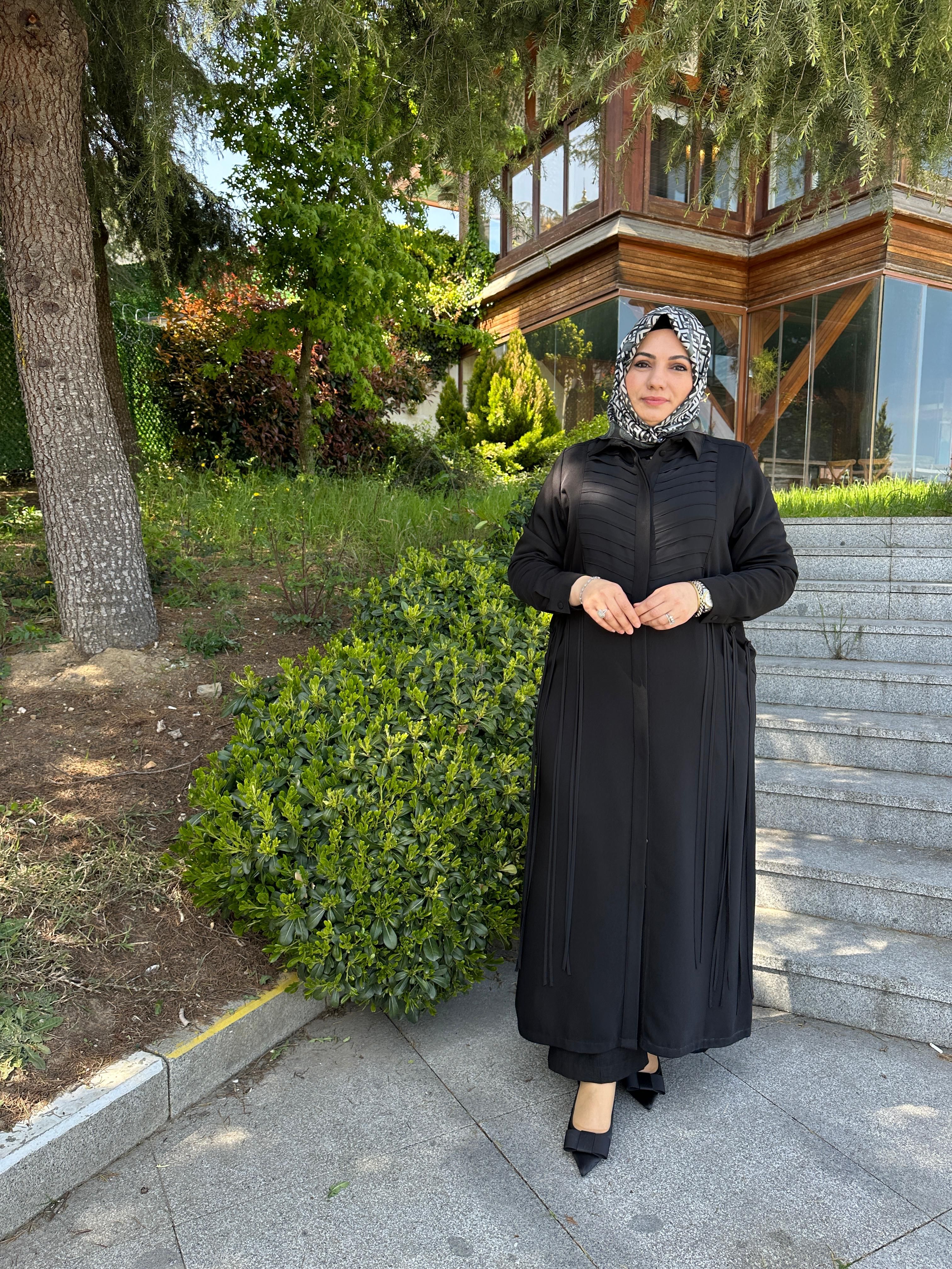 Dokuma Krep İpli Ferrace