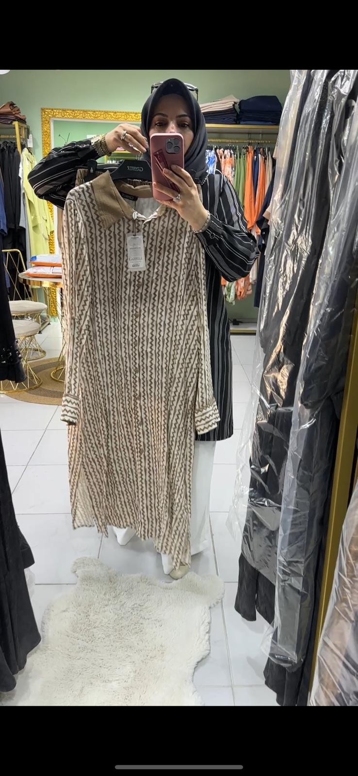 Zikzak Desenli Tunik
