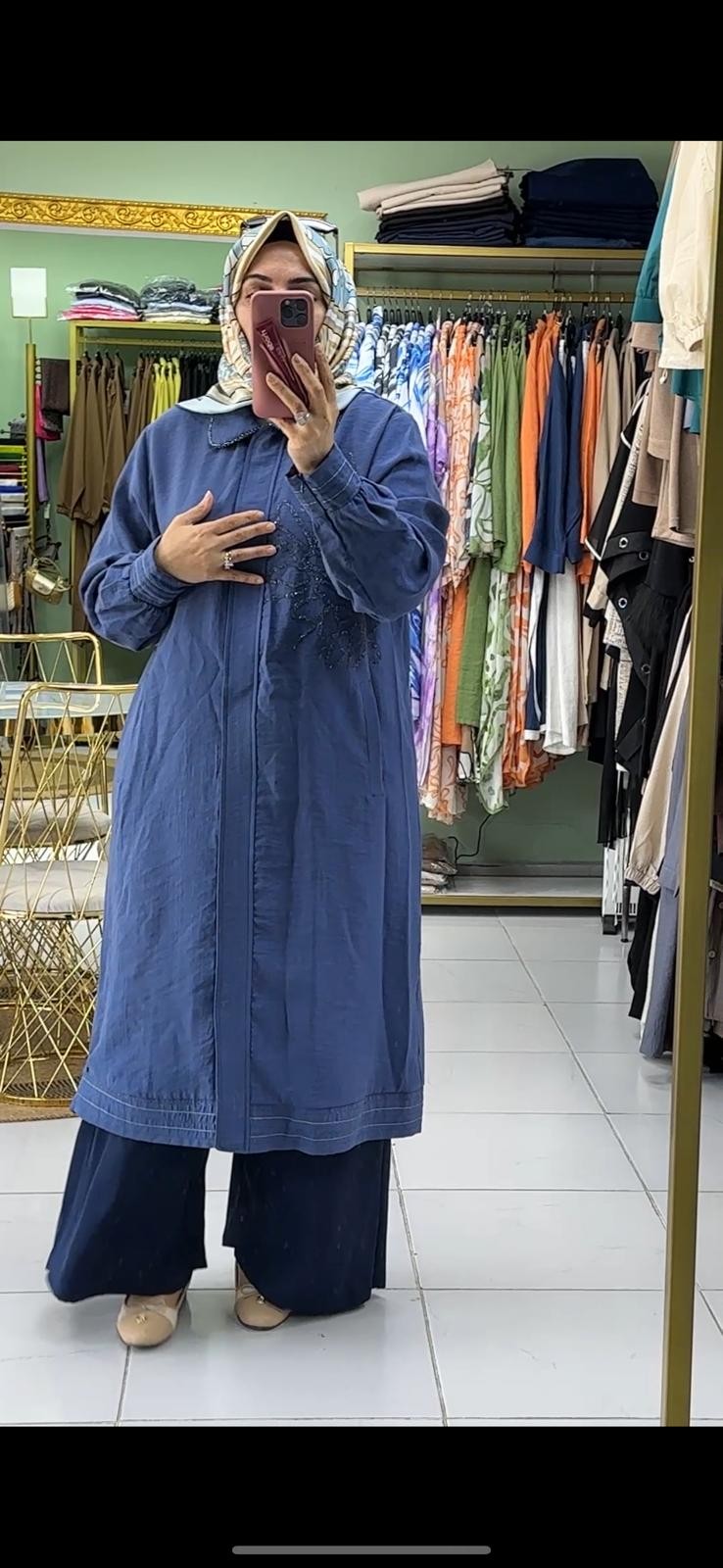 Tencel Fermuarlı Kap