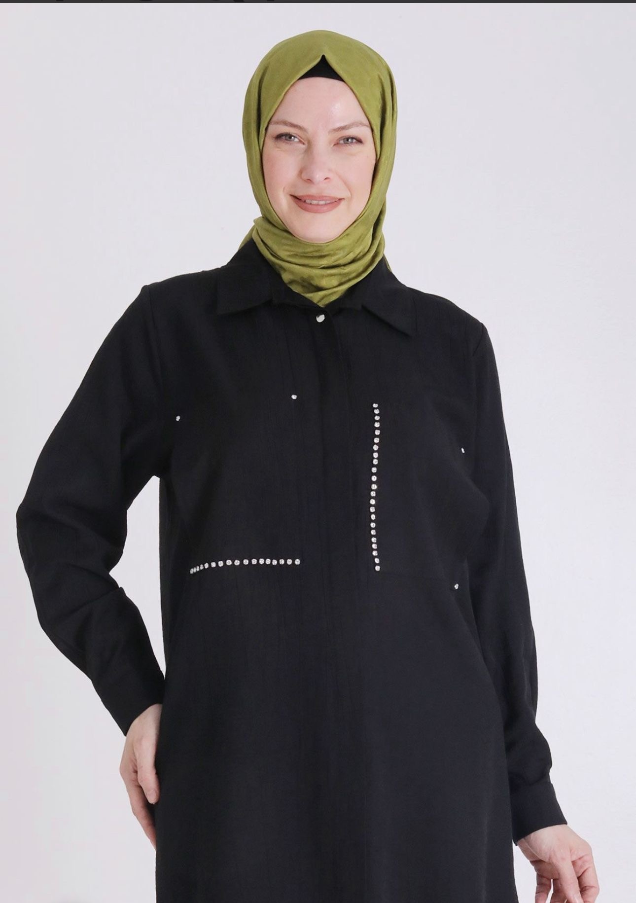 Taşlı Çilek Tunik