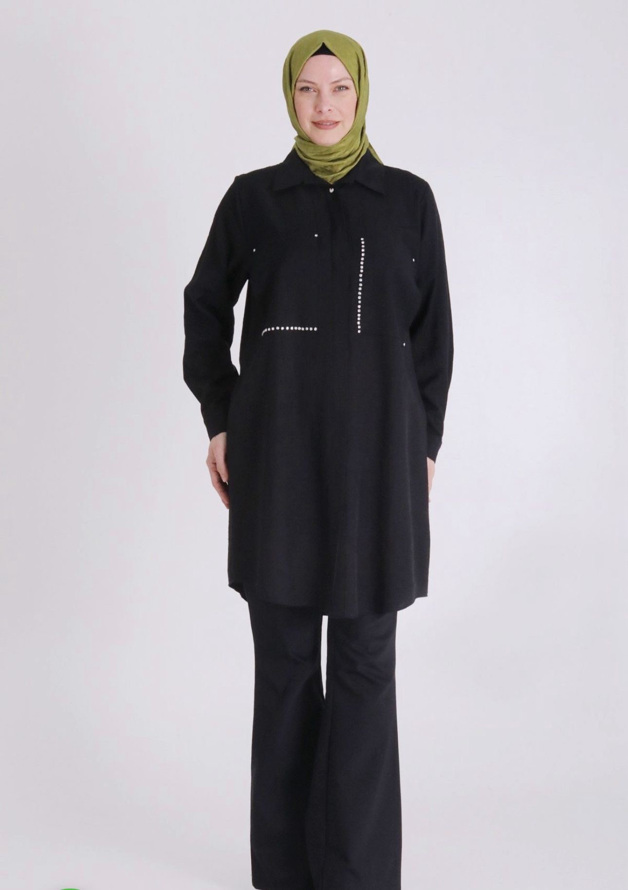 Taşlı Çilek Tunik