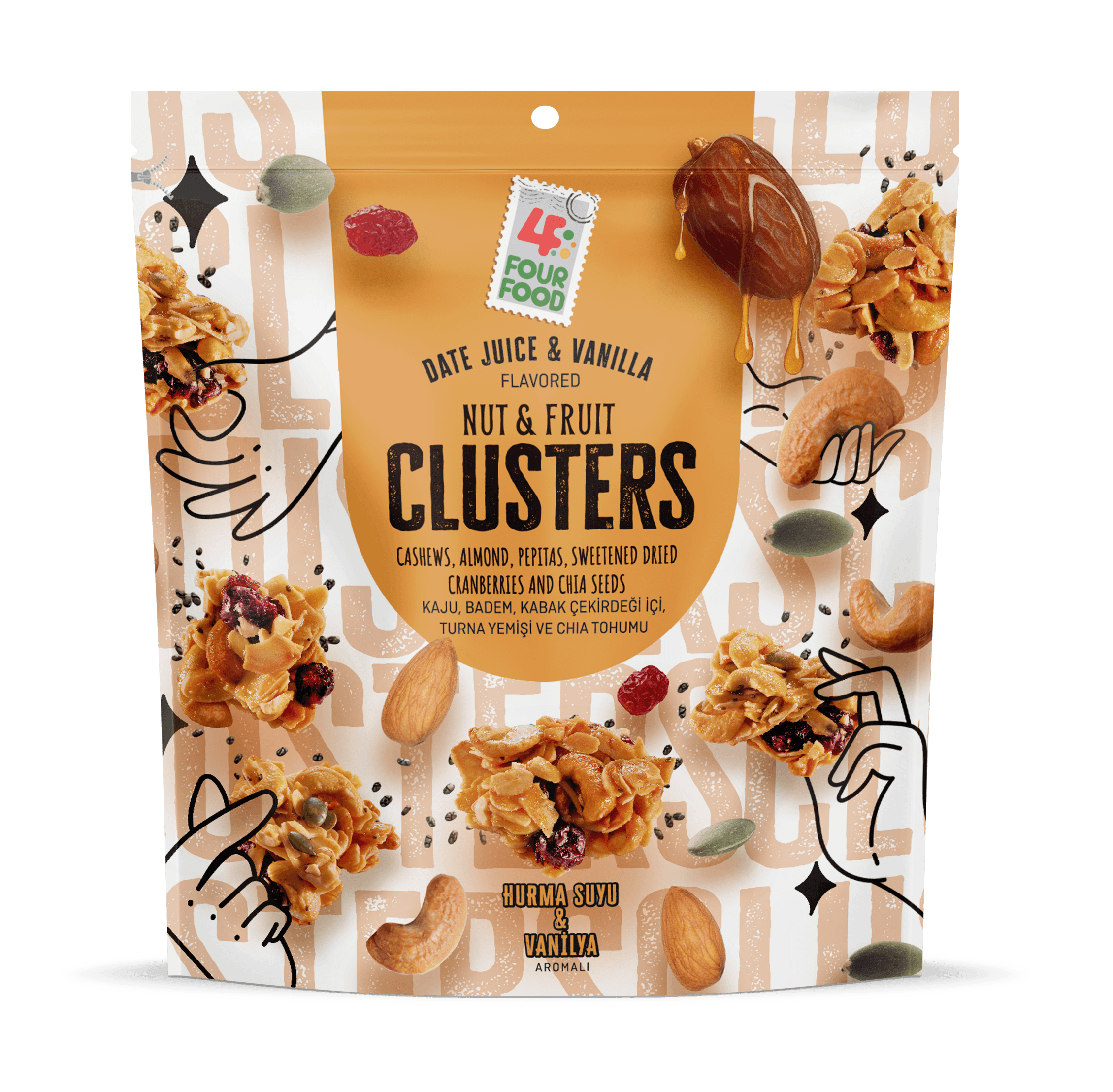 FourFood – Nut & Fruit Clusters
