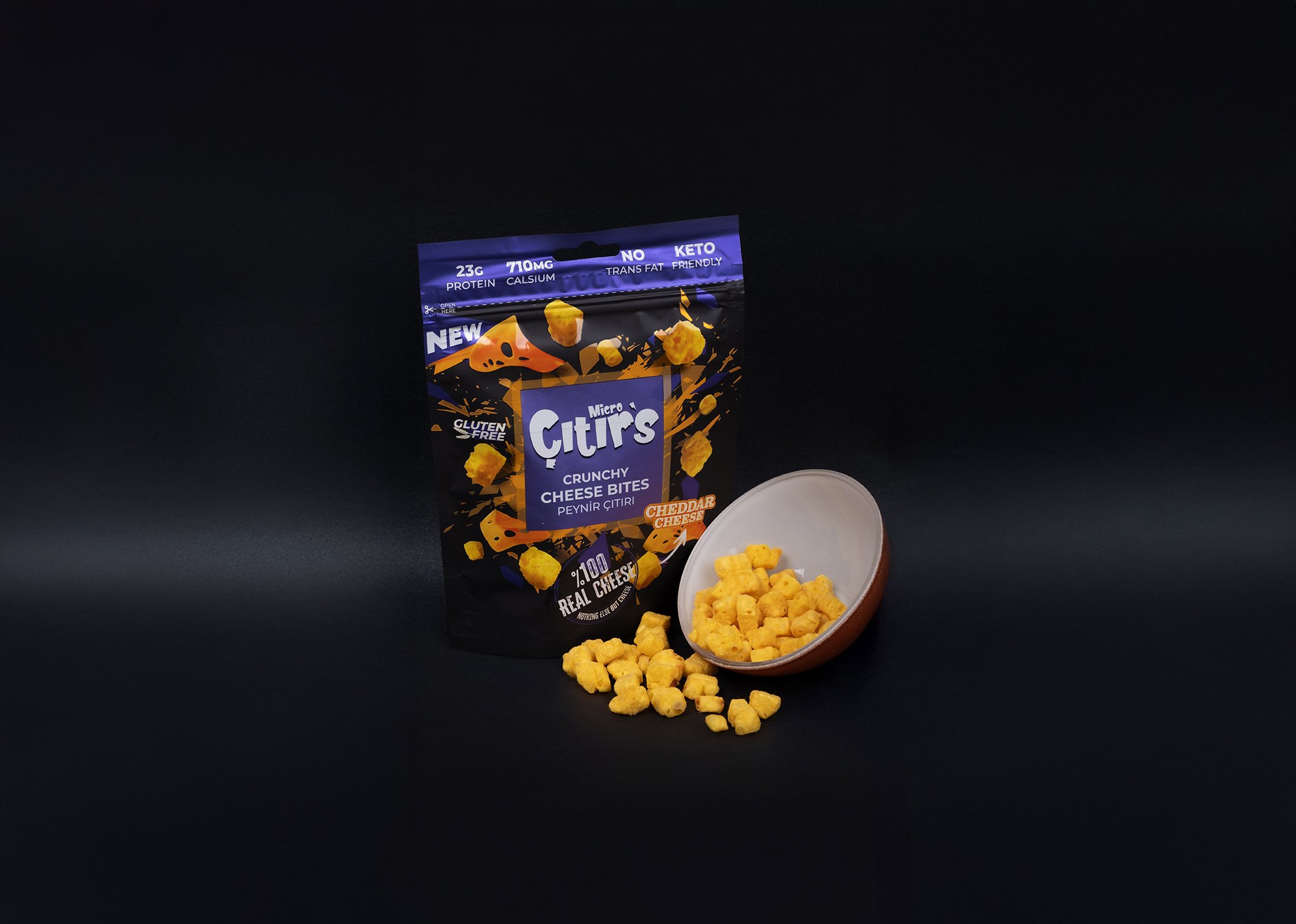 Kurutulmuş %100 Cheddar Peyniri