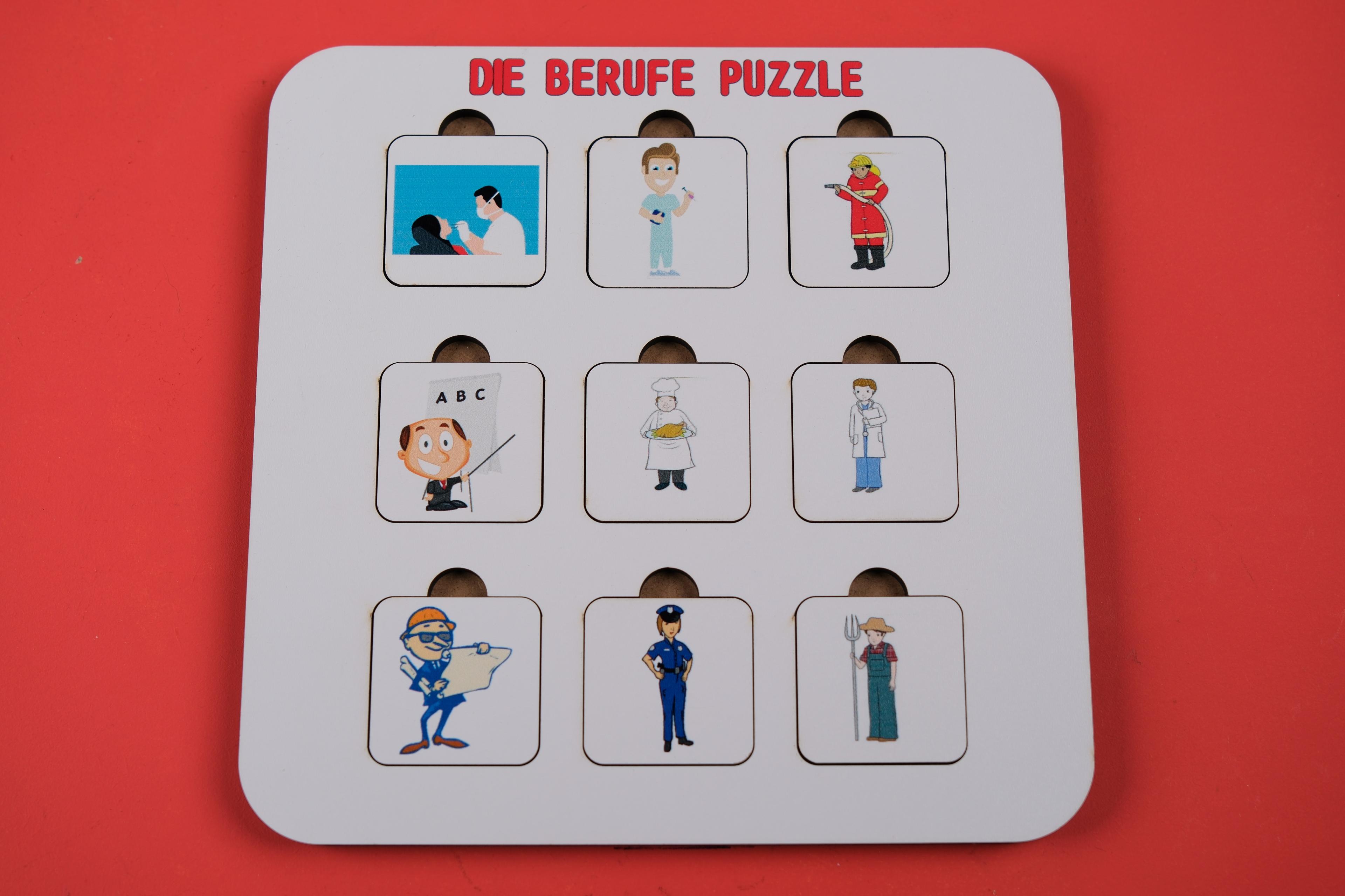 DIE BERUFE (MESLEKLER) | ALMANCA ÖĞRETEN PUZZLE