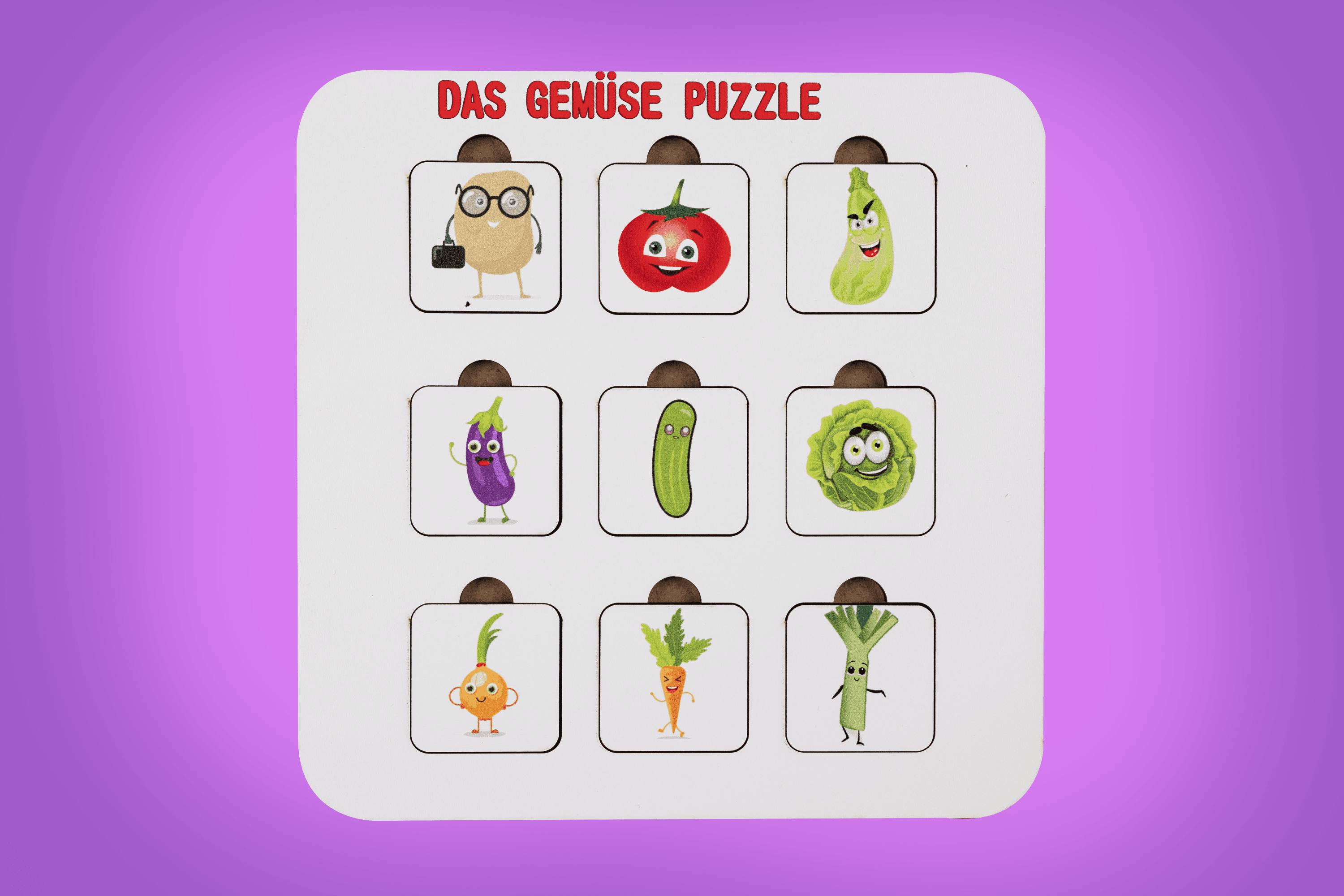 DAS GEMÜSE (SEBZELER) | ALMANCA ÖĞRETEN PUZZLE