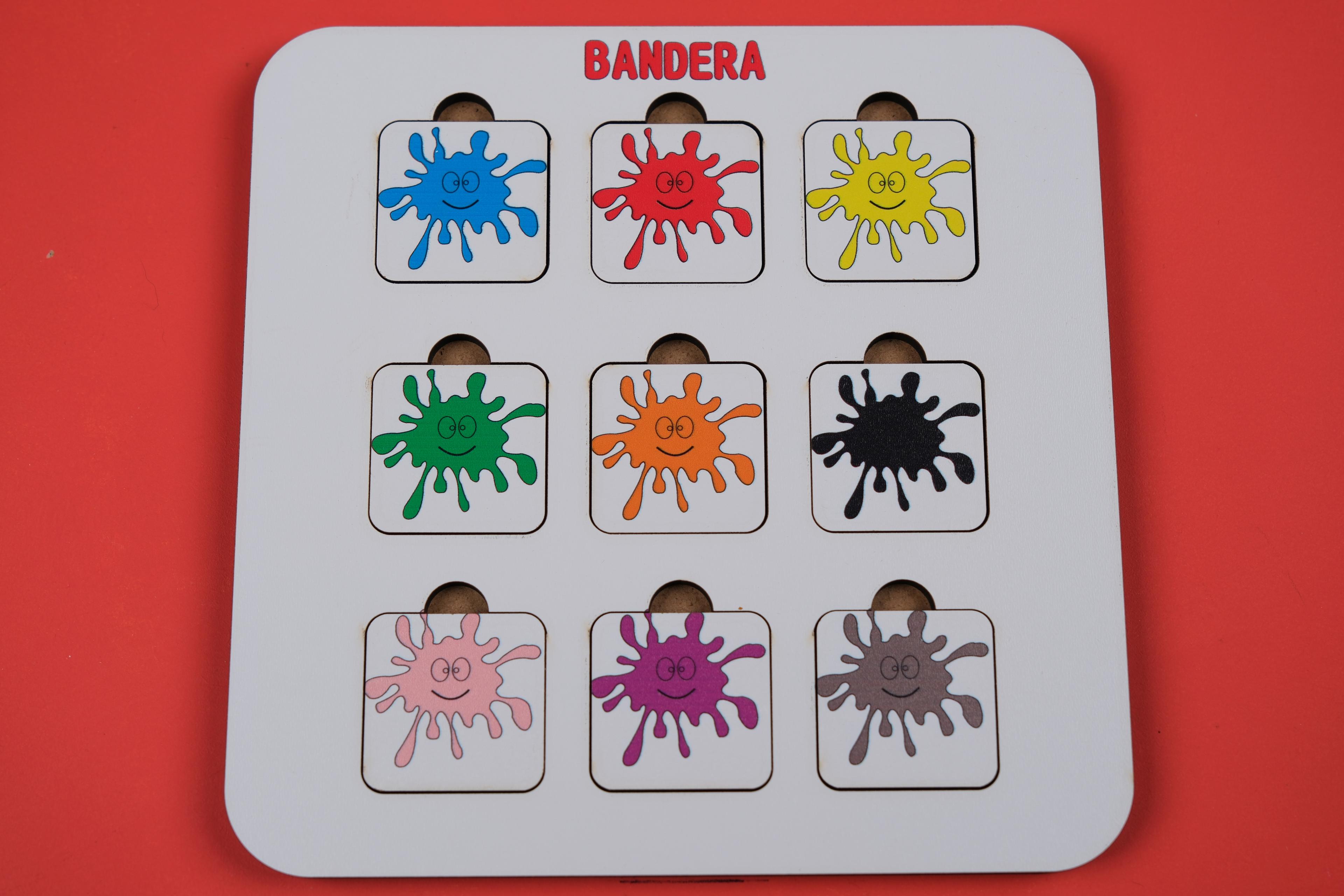 BANDERA (RENKLER) | İSPANYOLCA ÖĞRETEN PUZZLE