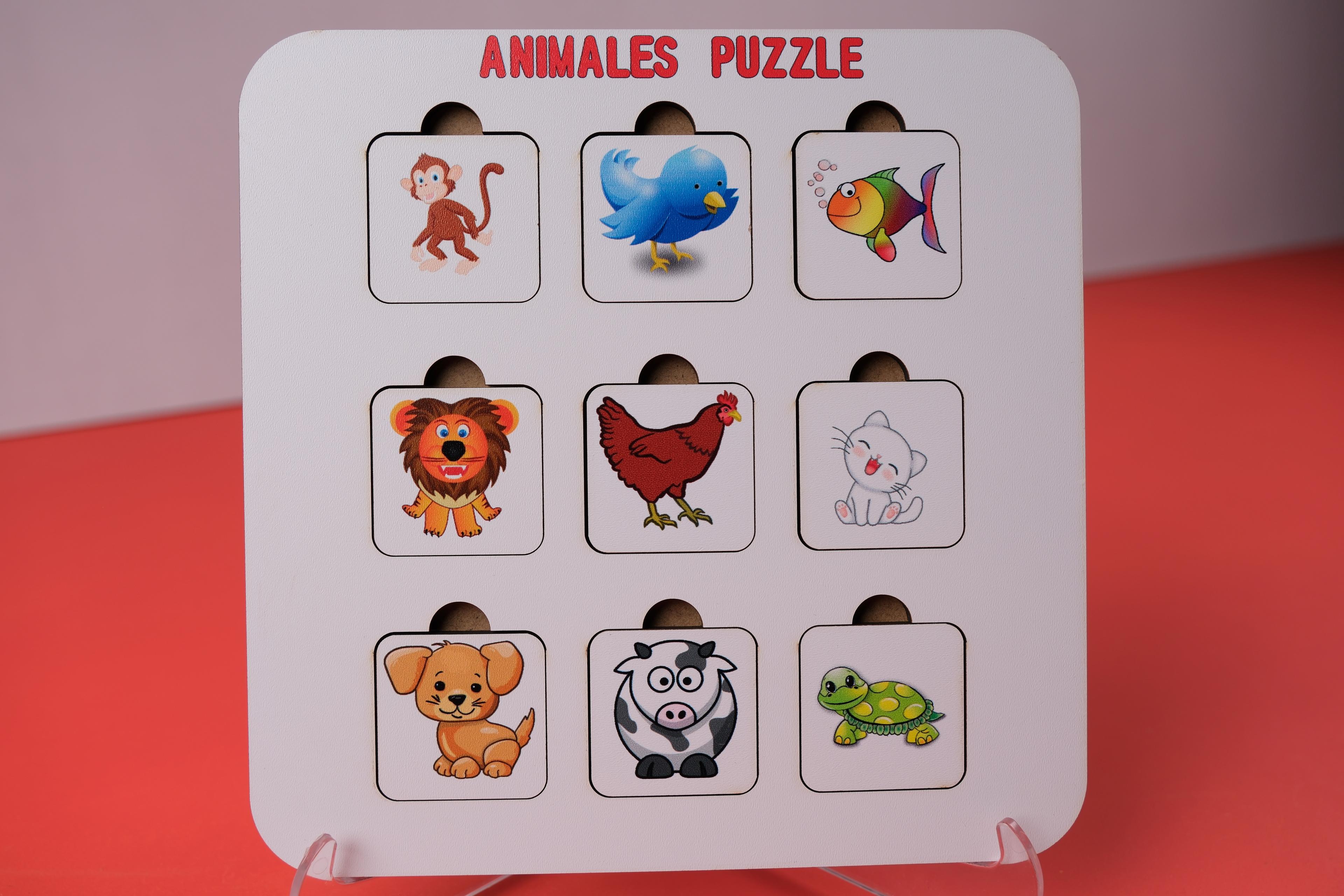 ANIMALES (HAYVANLAR) | İSPANYOLCA ÖĞRETEN PUZZLE