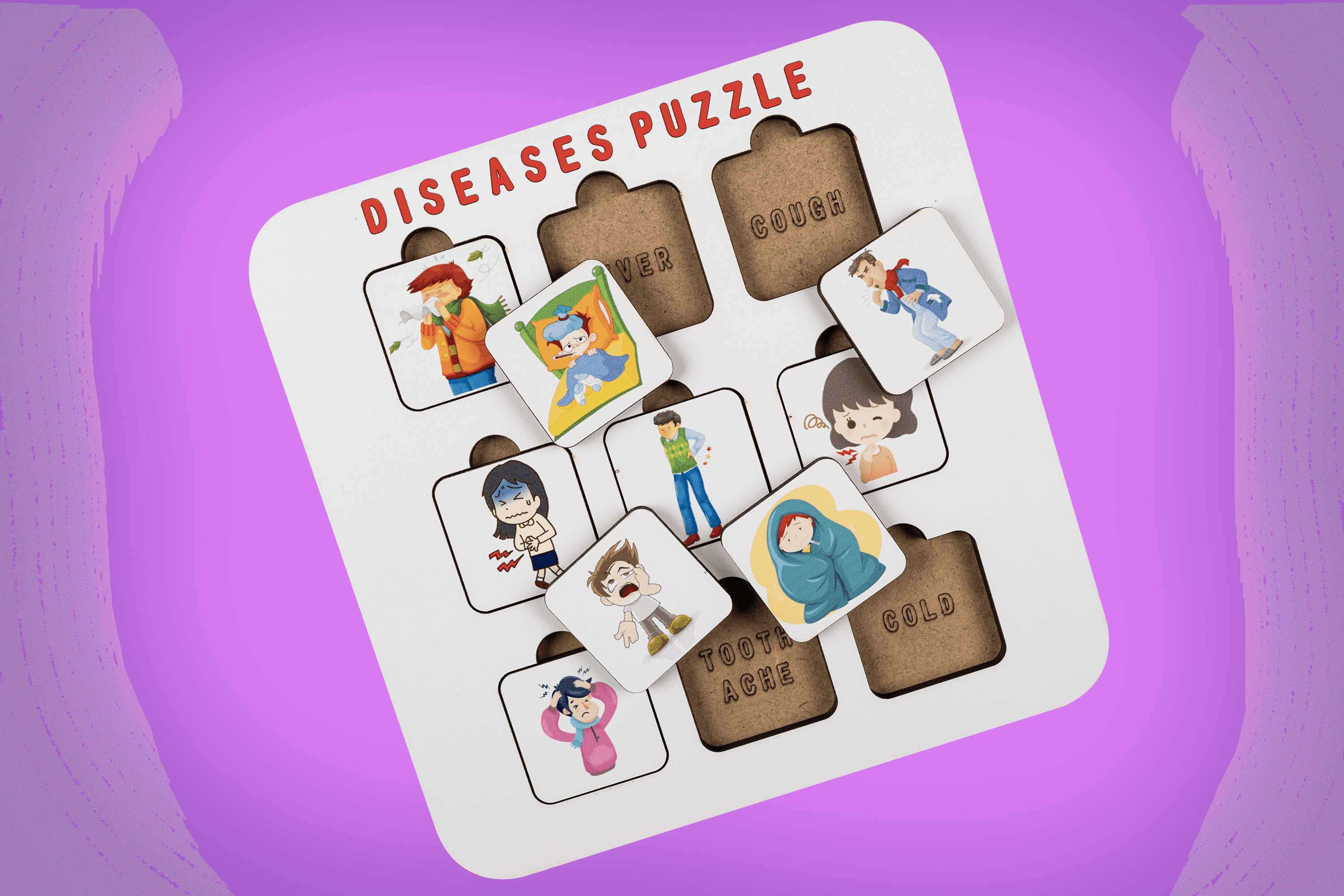 DISEASES (HASTALIKLAR) | İNGİLİZCE ÖĞRETEN PUZZLE