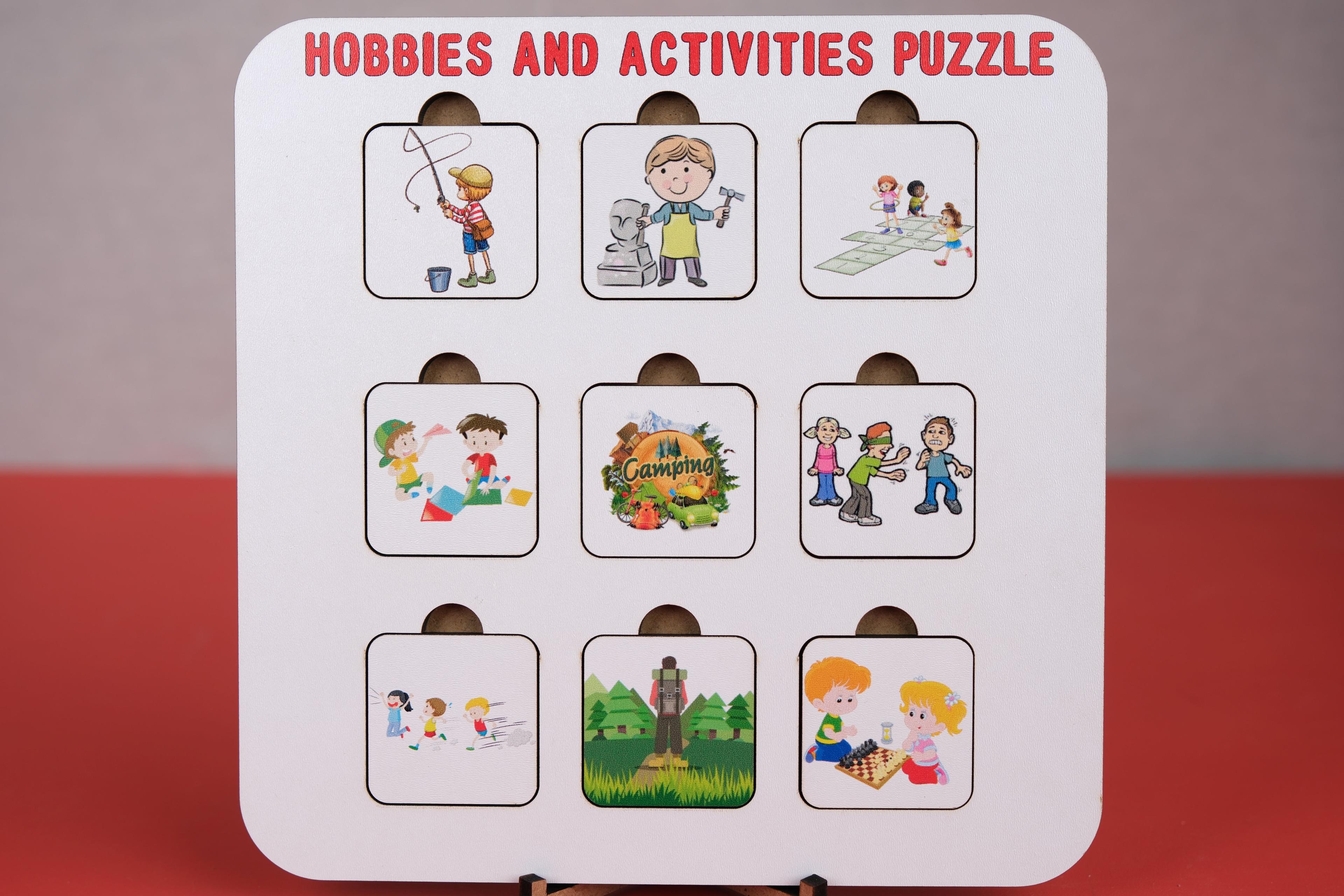 HOBBIES AND ACTIVITIES PUZZLE