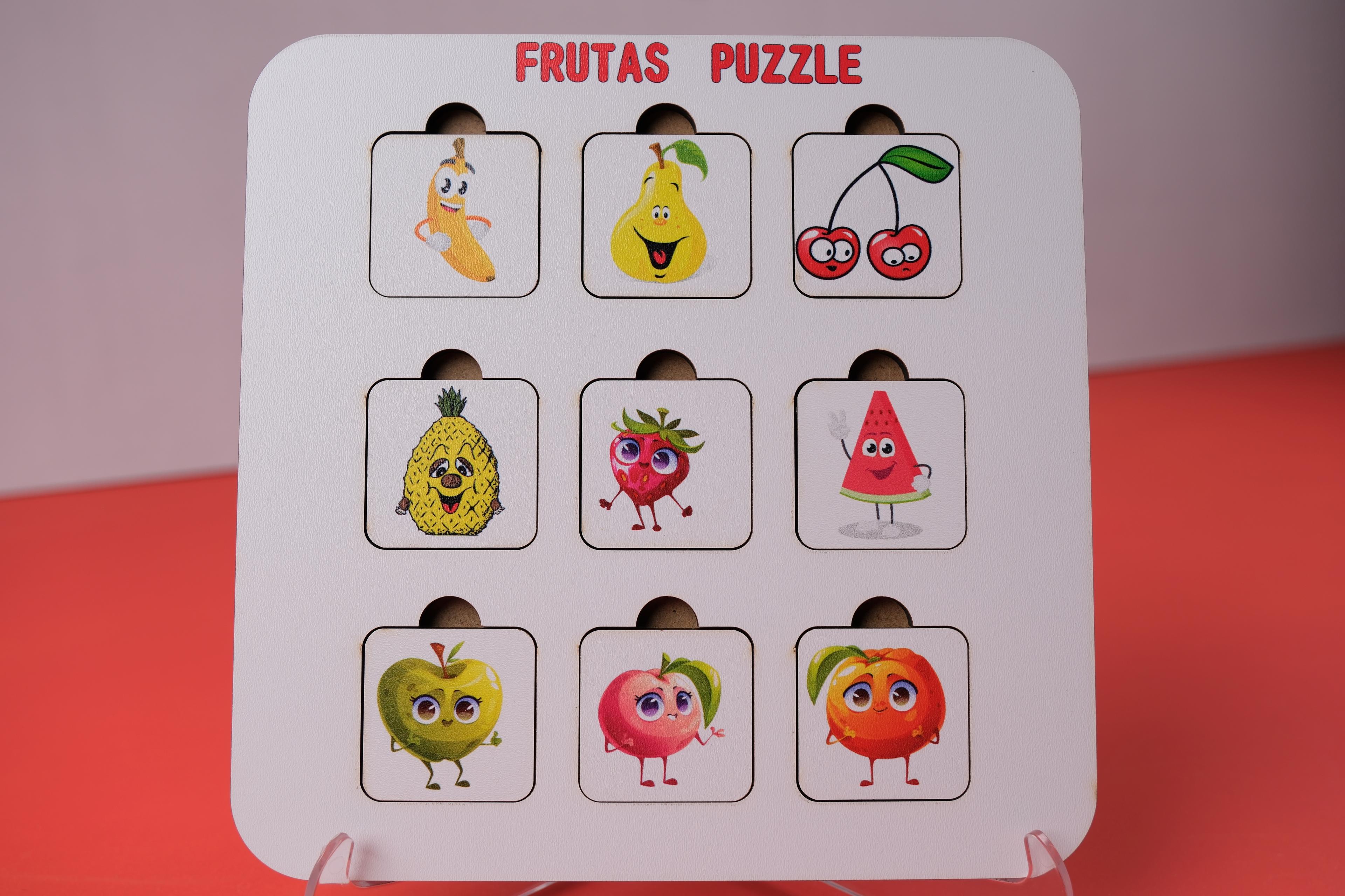 FRUTAS (MEYVELER) | İSPANYOLCA ÖĞRETEN PUZZLE