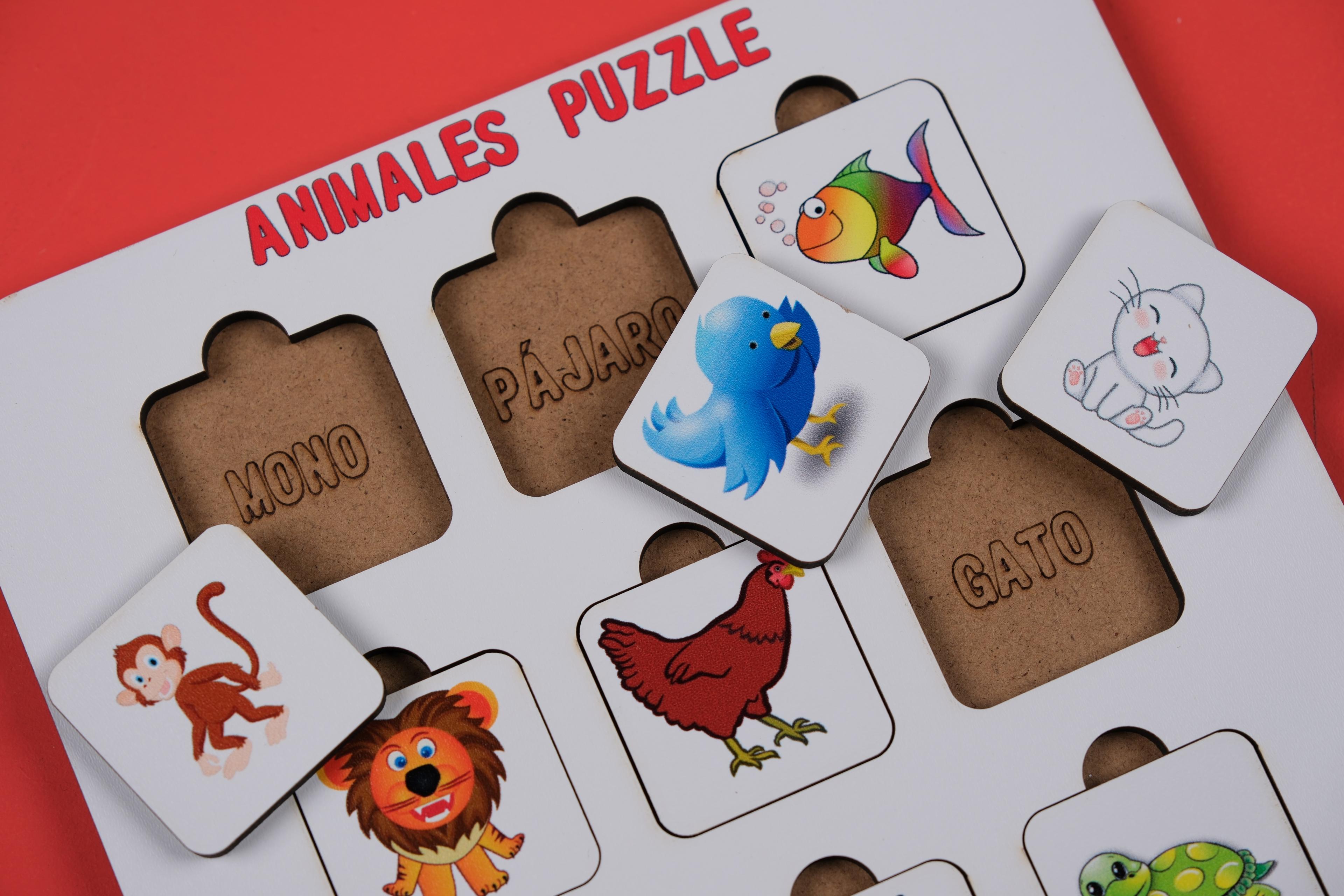 ANIMALS (HAYVANLAR) | İNGİLİZCE ÖĞRETEN PUZZLE