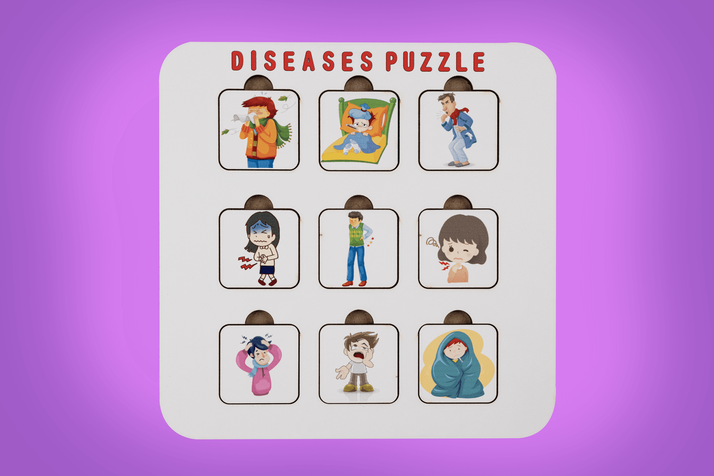 DISEASES (HASTALIKLAR) | İNGİLİZCE ÖĞRETEN PUZZLE