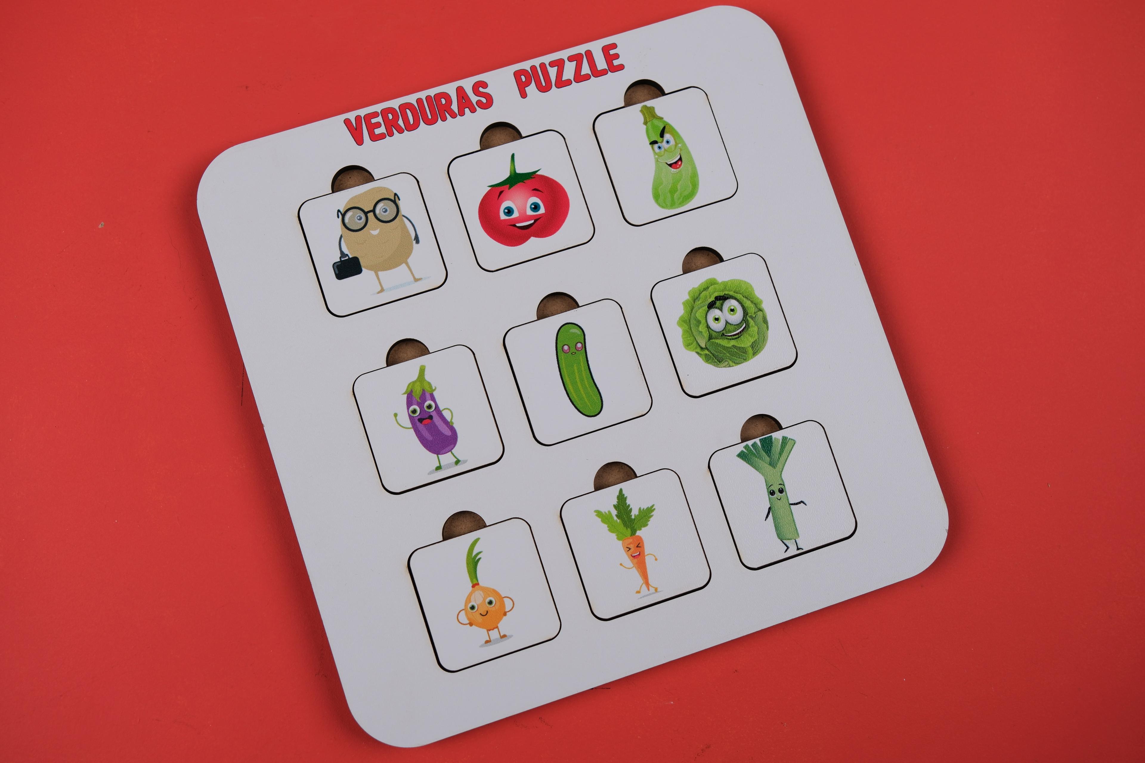 VERDURAS (SEBZELER) | İSPANYOLCA ÖĞRETEN PUZZLE