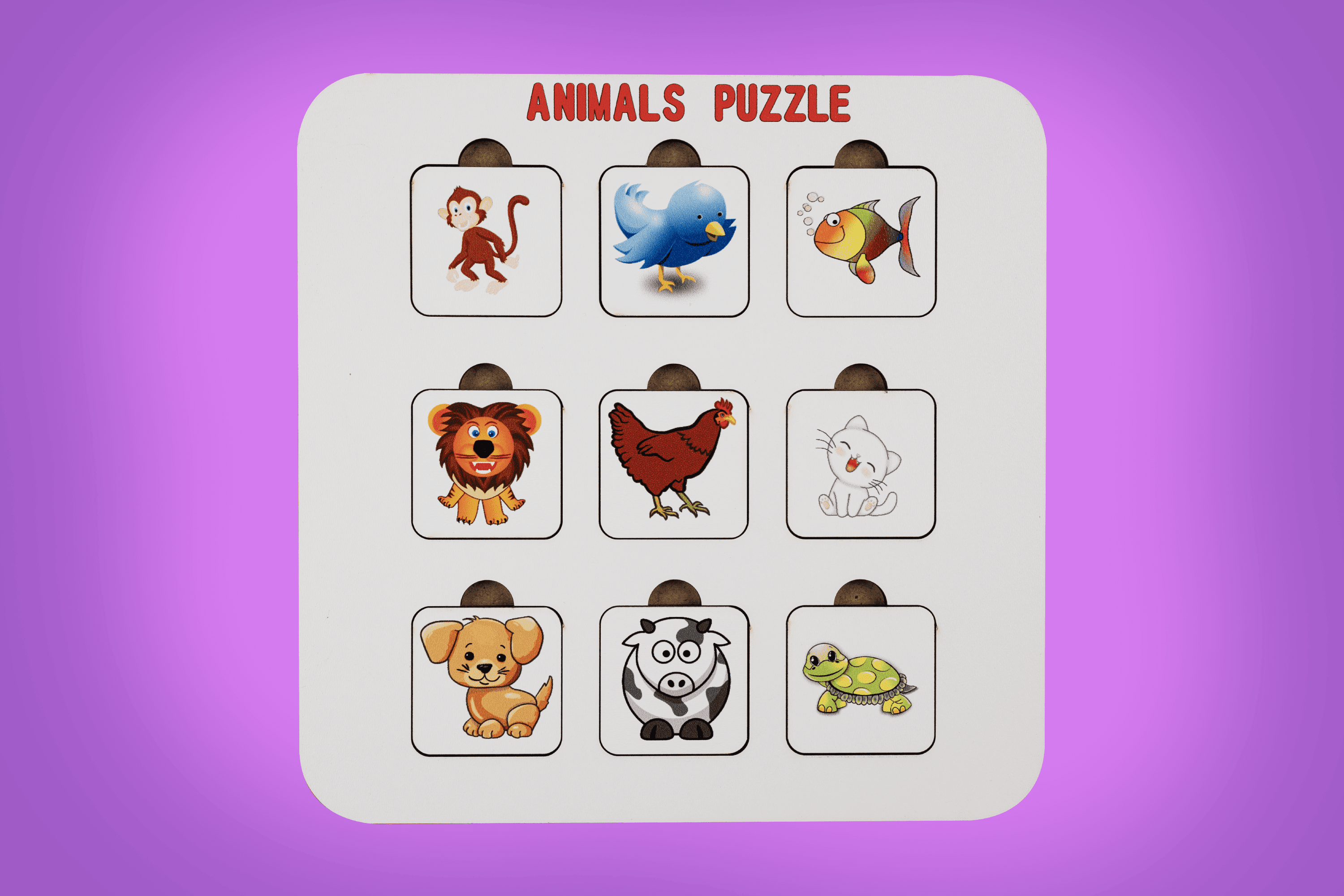 ANIMALS (HAYVANLAR) | İNGİLİZCE ÖĞRETEN PUZZLE