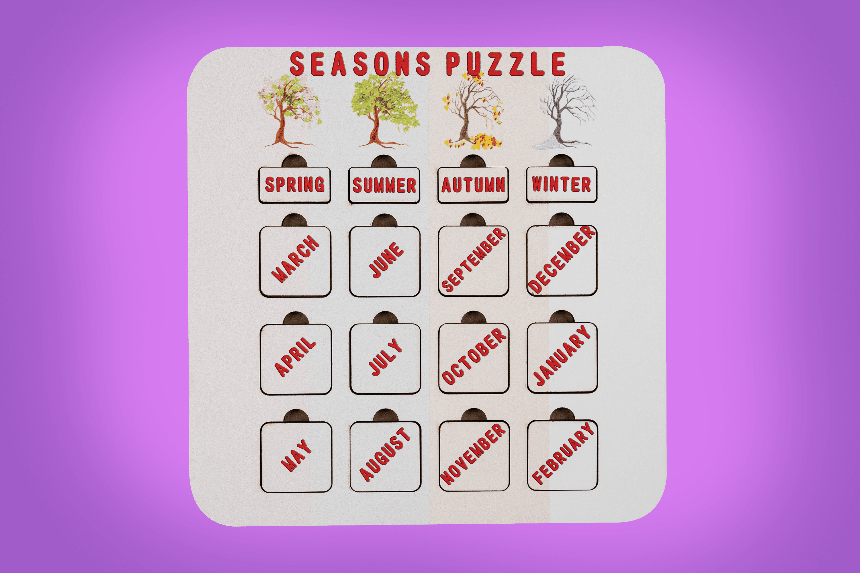 SEASONS (MEVSİMLER) | İNGİLİZCE ÖĞRETEN PUZZLE