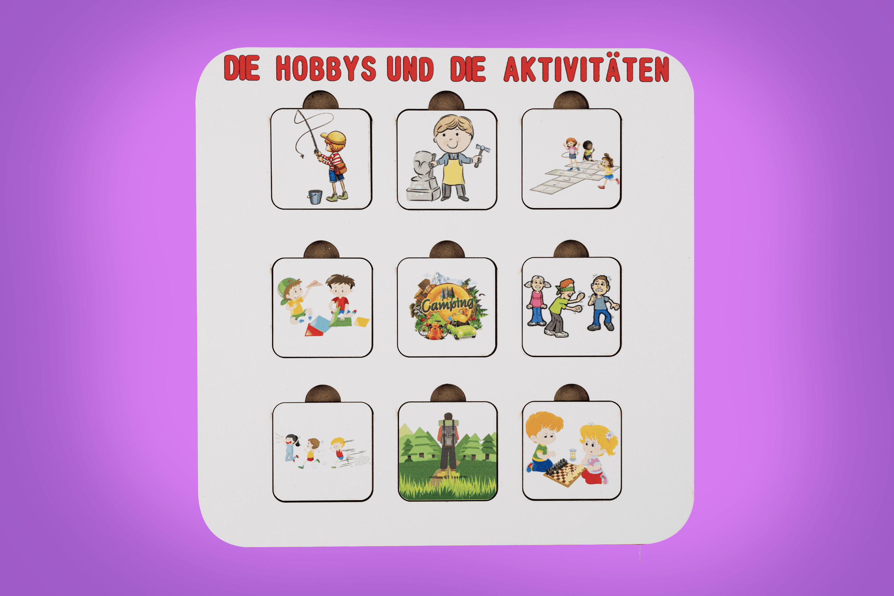 DIE HOBBYS UND DIE AKTIVITÄTEN (HOBİLER VE AKTİVİTELER) | ALMANCA ÖĞRETEN PUZZLE