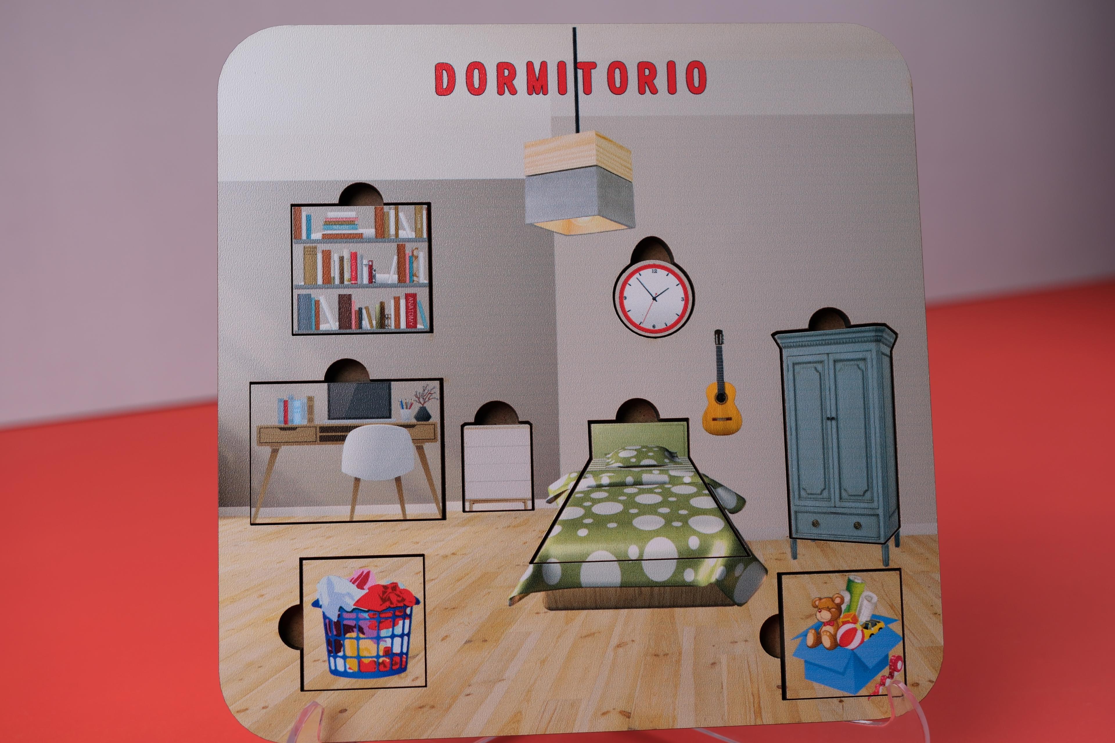 DORMITORIO (YATAK ODASI) | İSPANYOLCA ÖĞRETEN PUZZLE