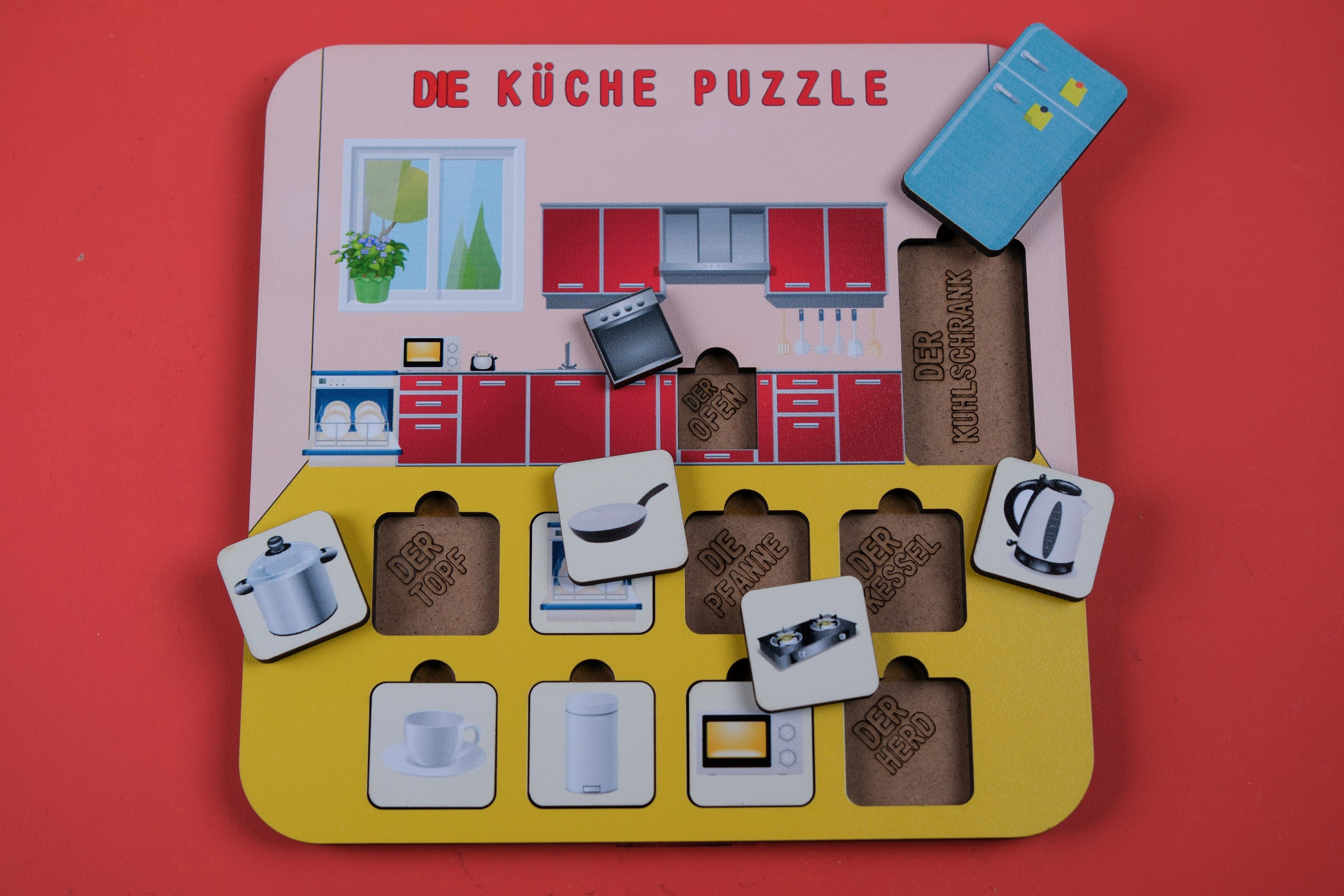 DIE KÜCHE (MUTFAK) | ALMANCA ÖĞRETEN PUZZLE