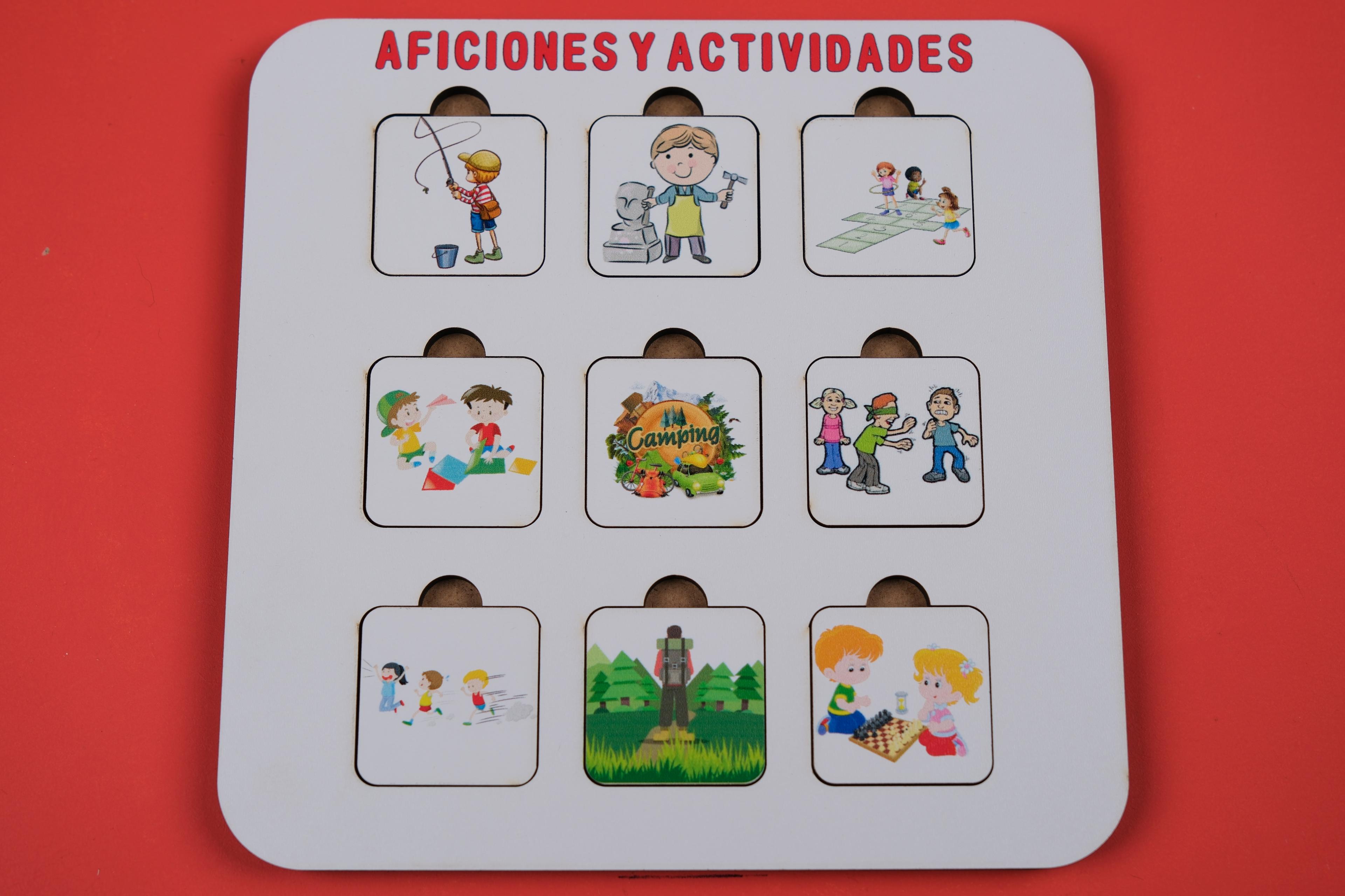 AFICIONES Y ACTIVIDADES (HOBİLER VE AKTİVİTELER) | İSPANYOLCA ÖĞRETEN PUZZLE