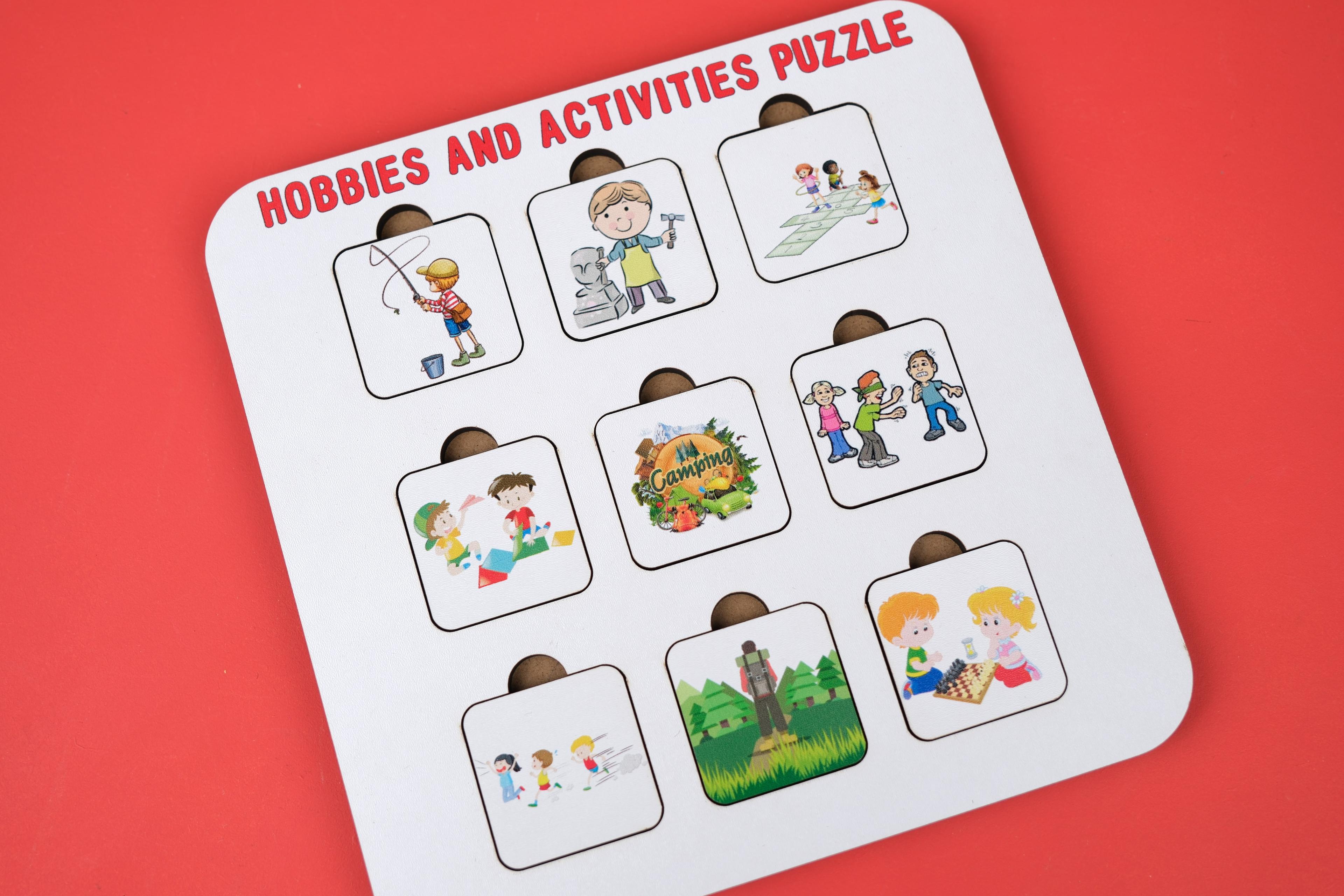 HOBBIES AND ACTIVITIES PUZZLE