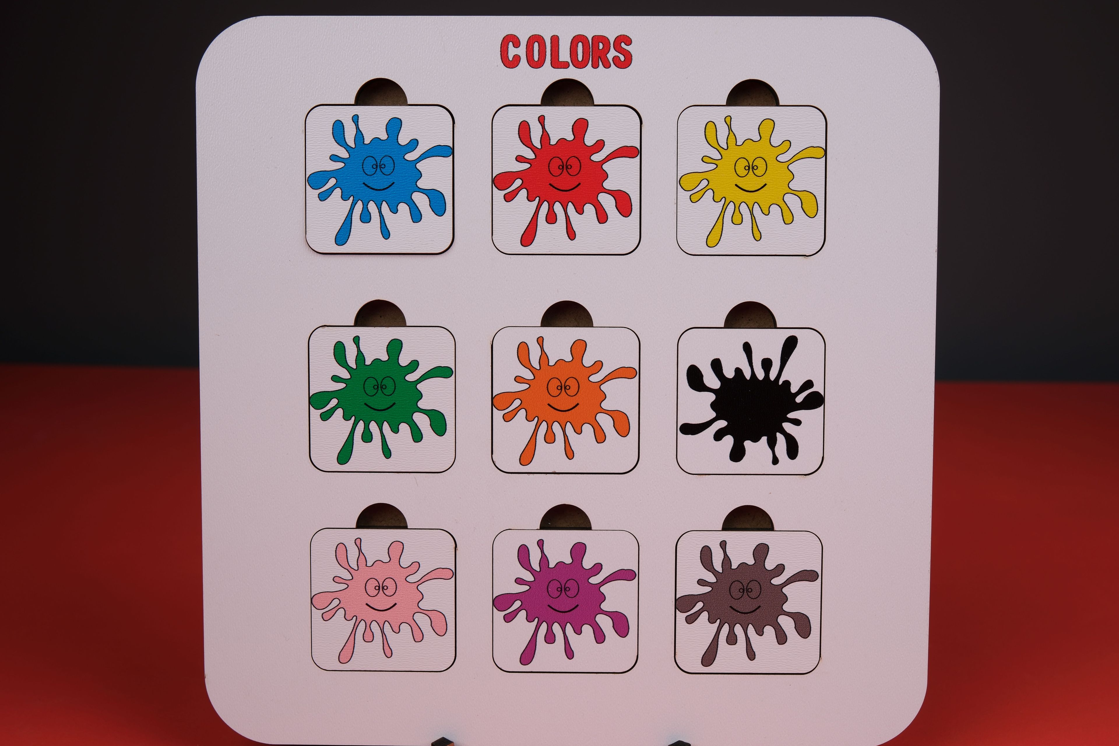 COLORS (RENKLER) | İNGİLİZCE ÖĞRETEN PUZZLE