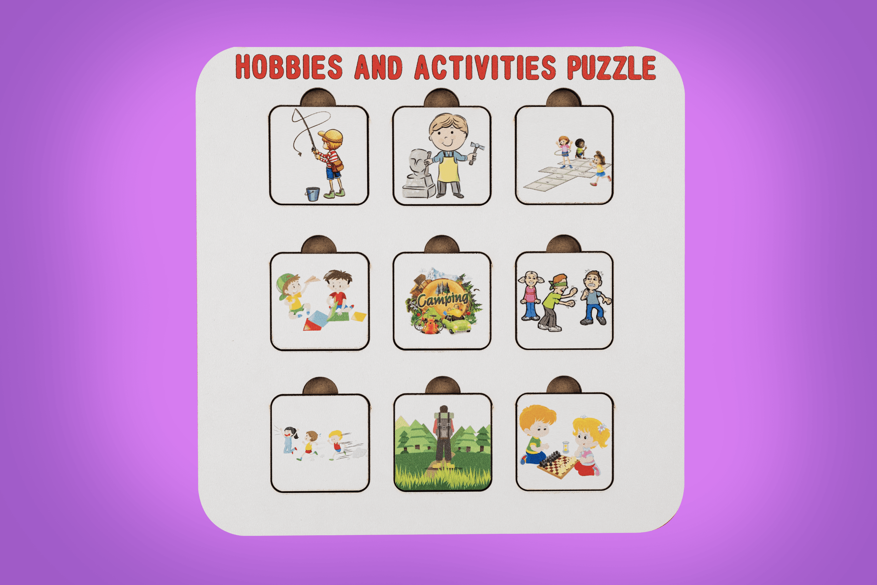 HOBBIES AND ACTIVITIES PUZZLE