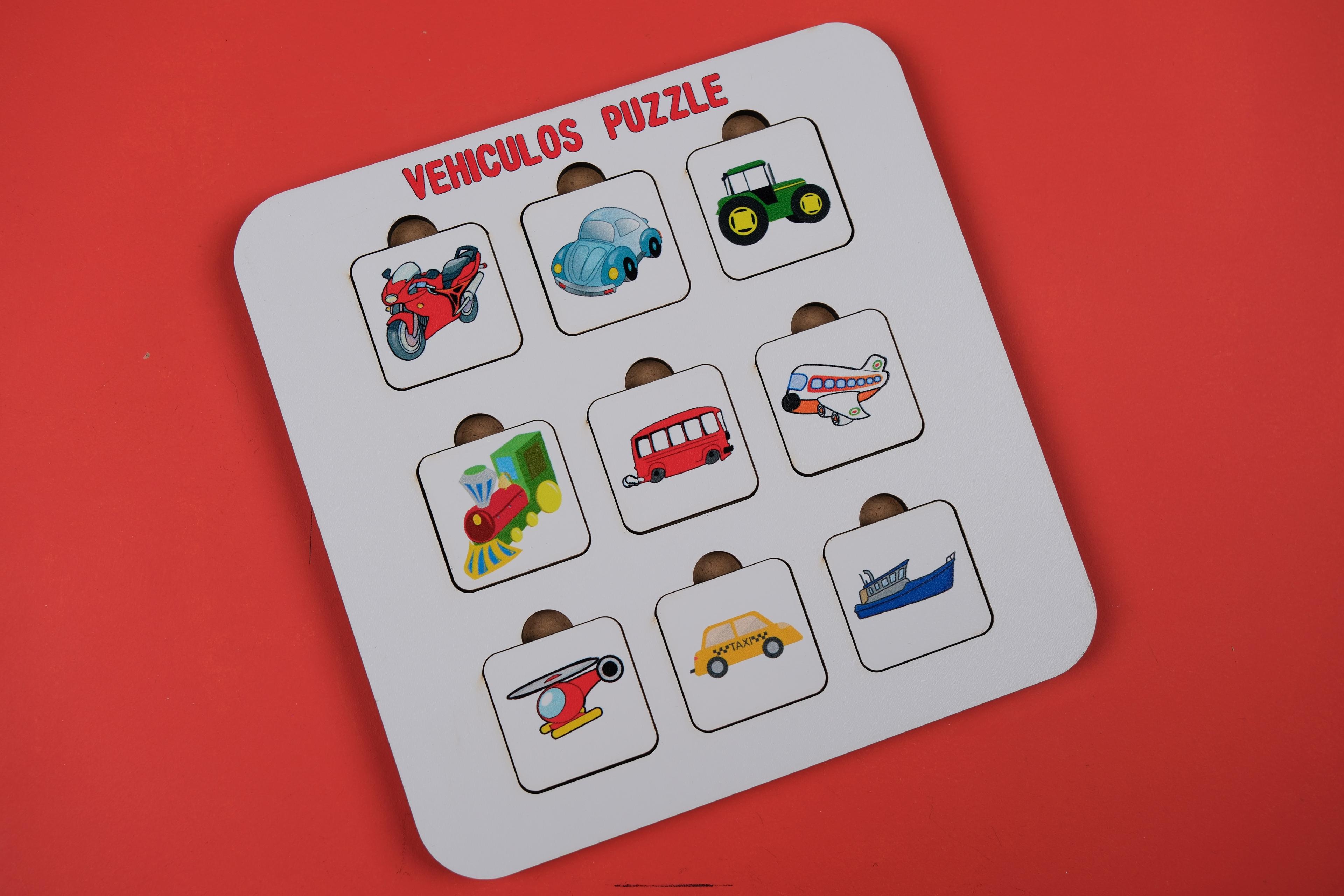 VEHICULOS (ARAÇLAR) | İSPANYOLCA ÖĞRETEN PUZZLE