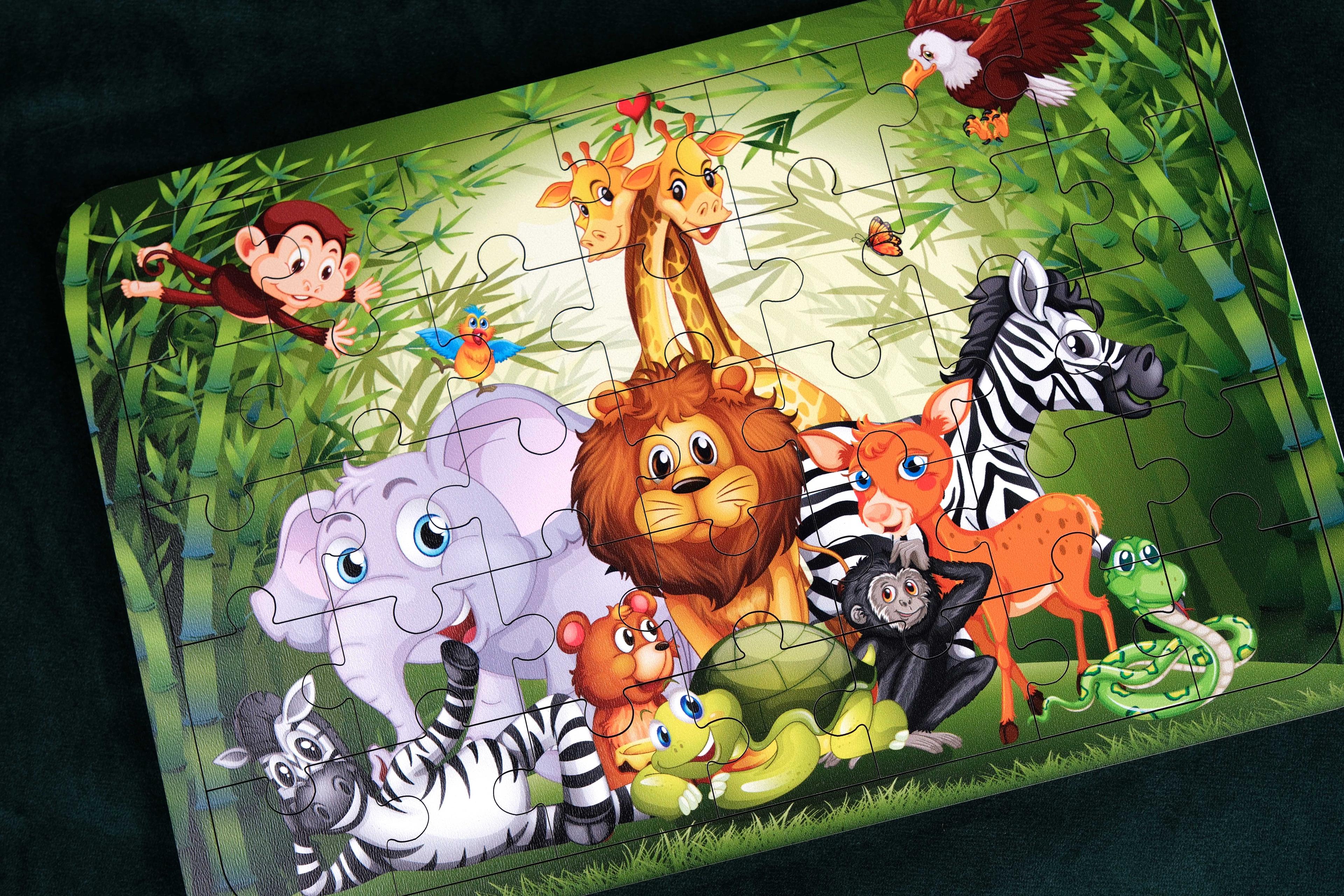 JUNGLE | 35 PARÇA EĞİTİCİ PUZZLE 