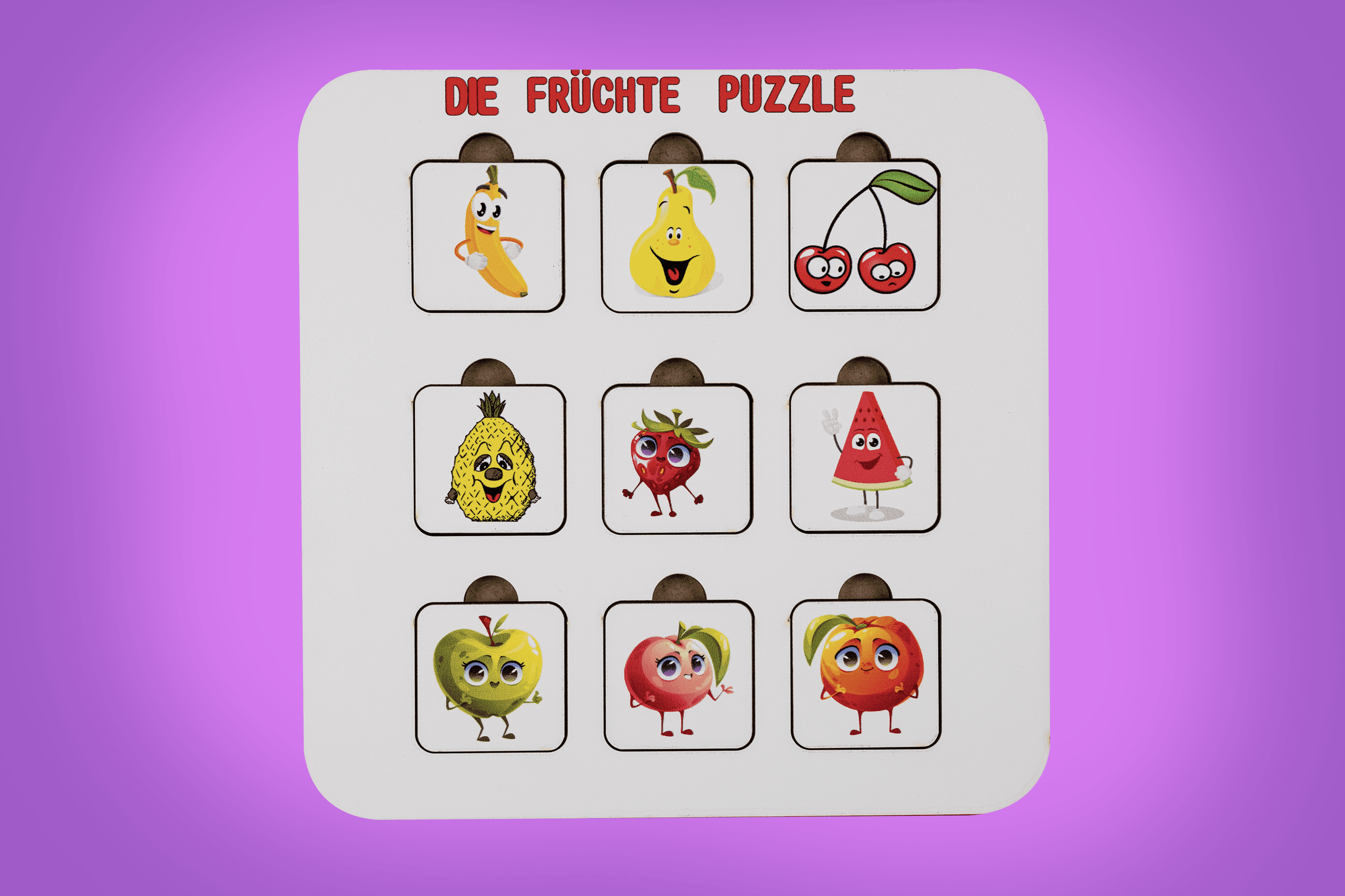 DIE FRÜCHTE (MEYVELER) | ALMANCA ÖĞRETEN PUZZLE