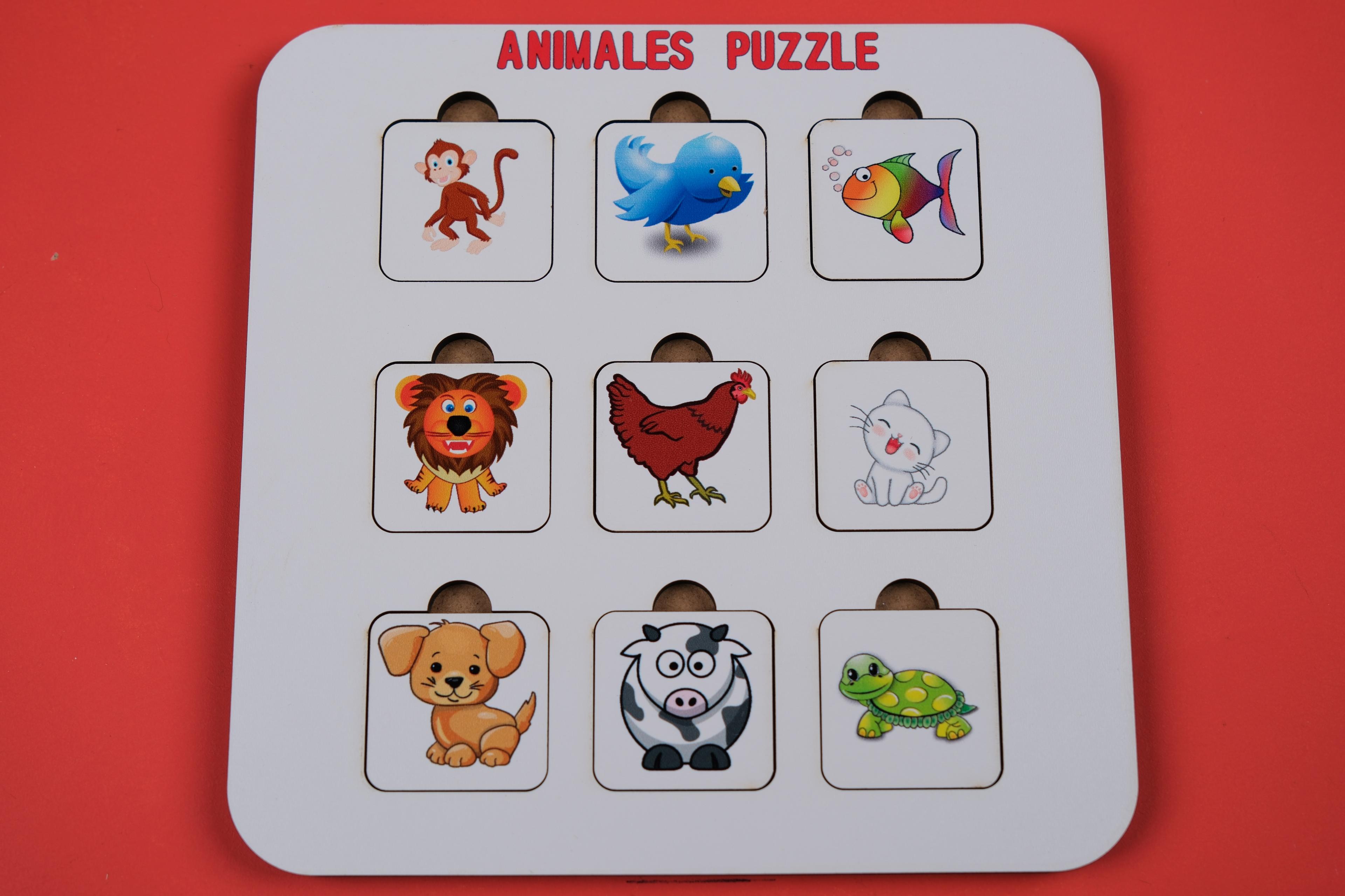 ANIMALES (HAYVANLAR) | İSPANYOLCA ÖĞRETEN PUZZLE