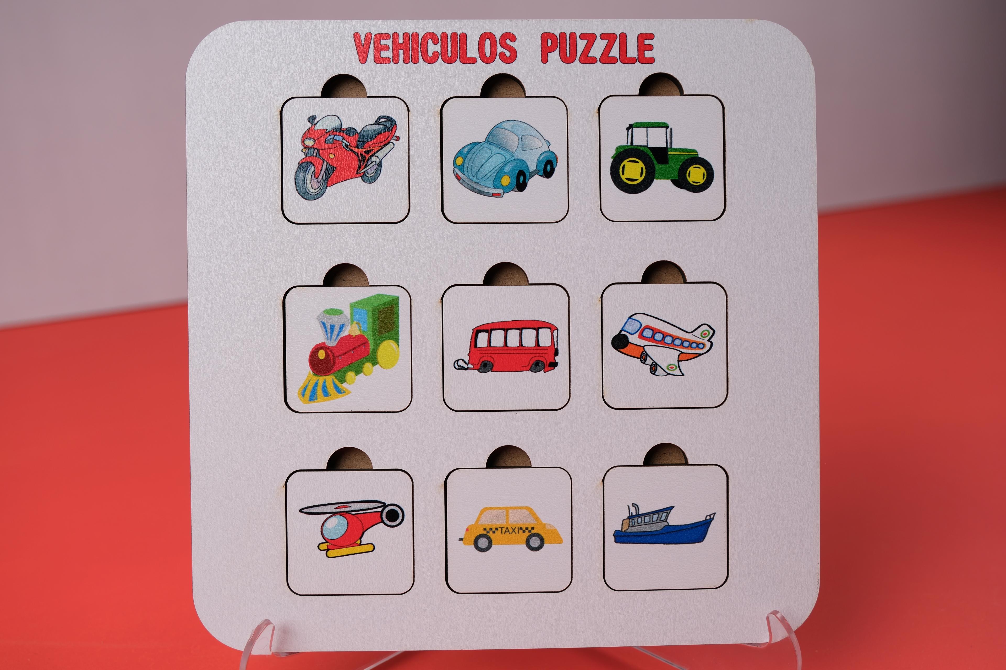 VEHICULOS (ARAÇLAR) | İSPANYOLCA ÖĞRETEN PUZZLE