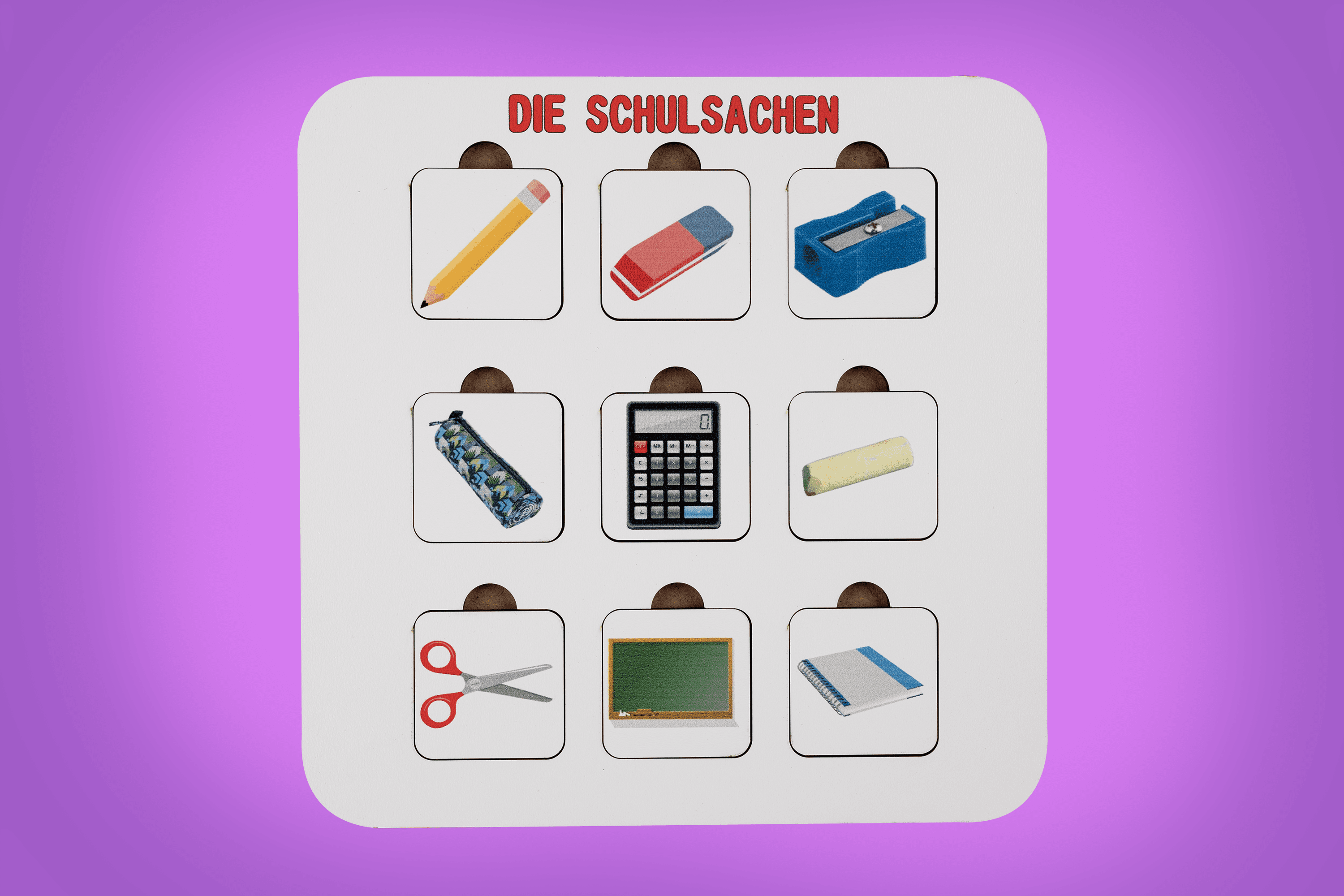 DIE SCHULSACHEN (OKUL EŞYALARI) | ALMANCA ÖĞRETEN PUZZLE