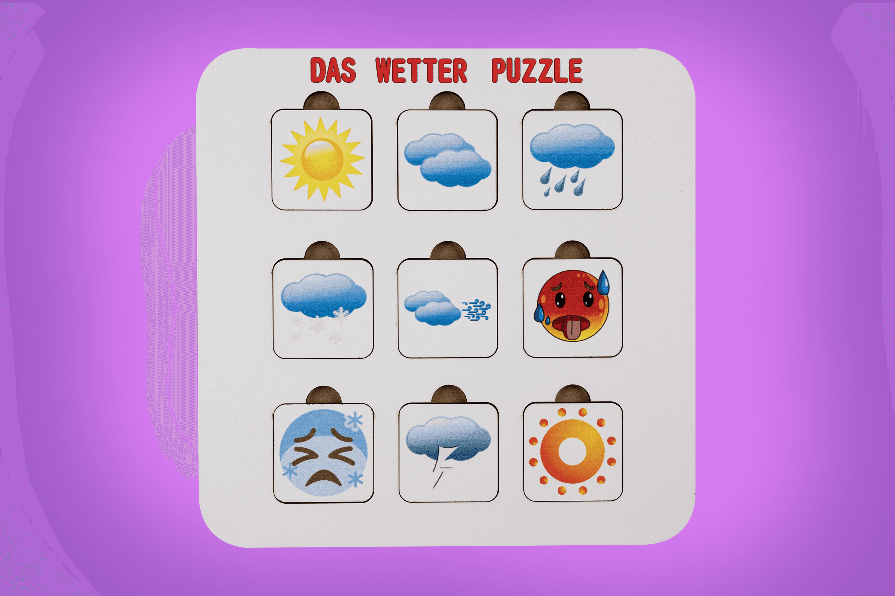 DAS WETTER (HAVA DURUMU) | ALMANCA ÖĞRETEN PUZZLE