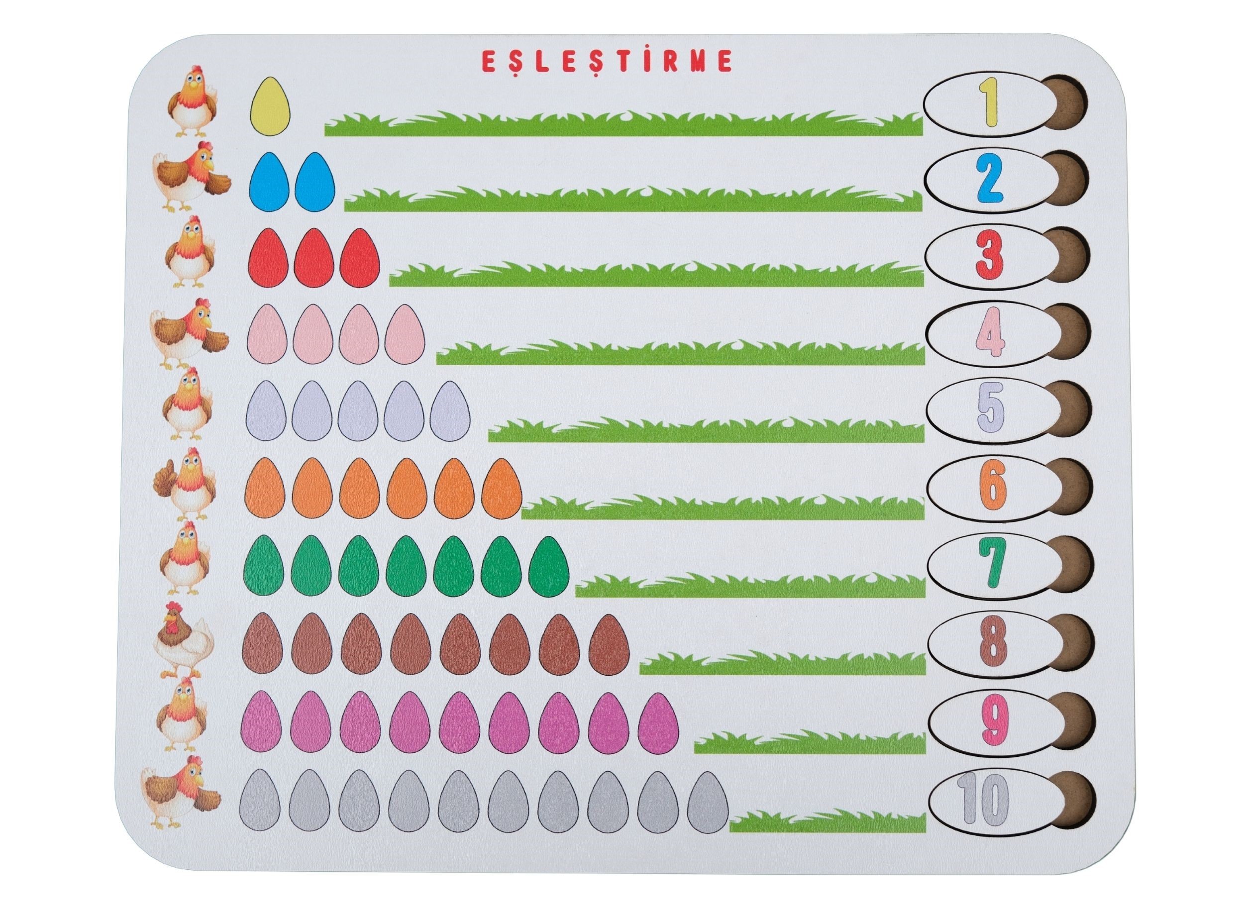 YUMURTALAR EŞLEŞTİRME PUZZLE 