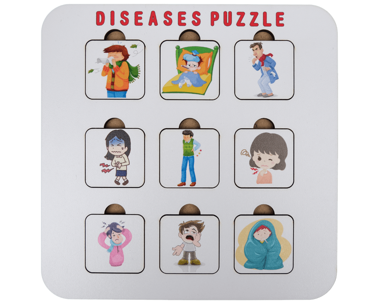 DISEASES (HASTALIKLAR) | İNGİLİZCE ÖĞRETEN PUZZLE