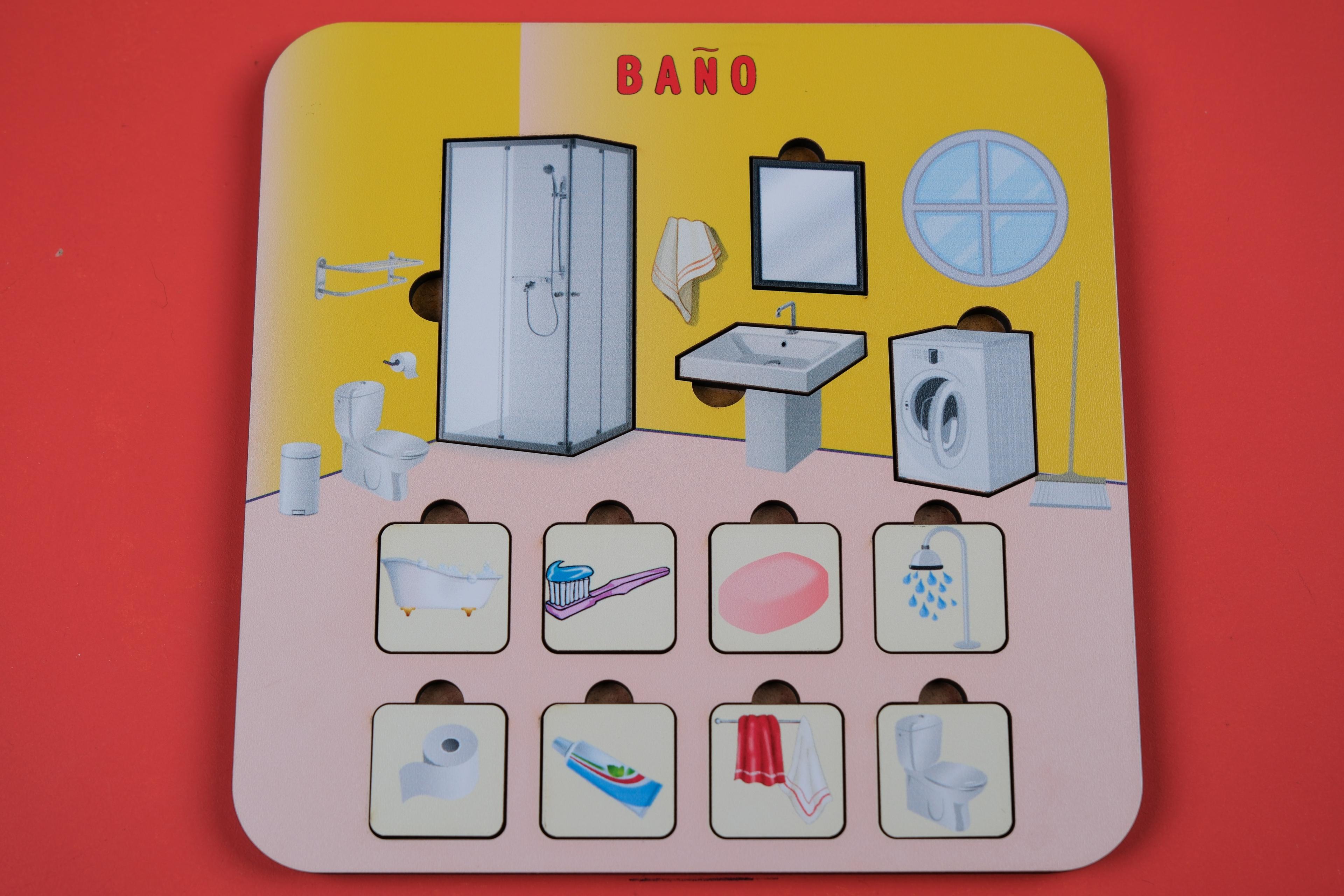 BAÑO (BANYO) | İSPANYOLCA ÖĞRETEN PUZZLE