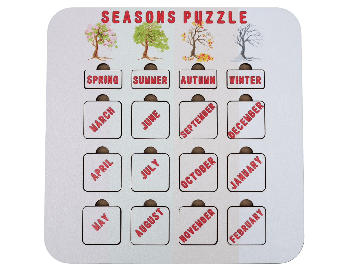 SEASONS (MEVSİMLER) | İNGİLİZCE ÖĞRETEN PUZZLE