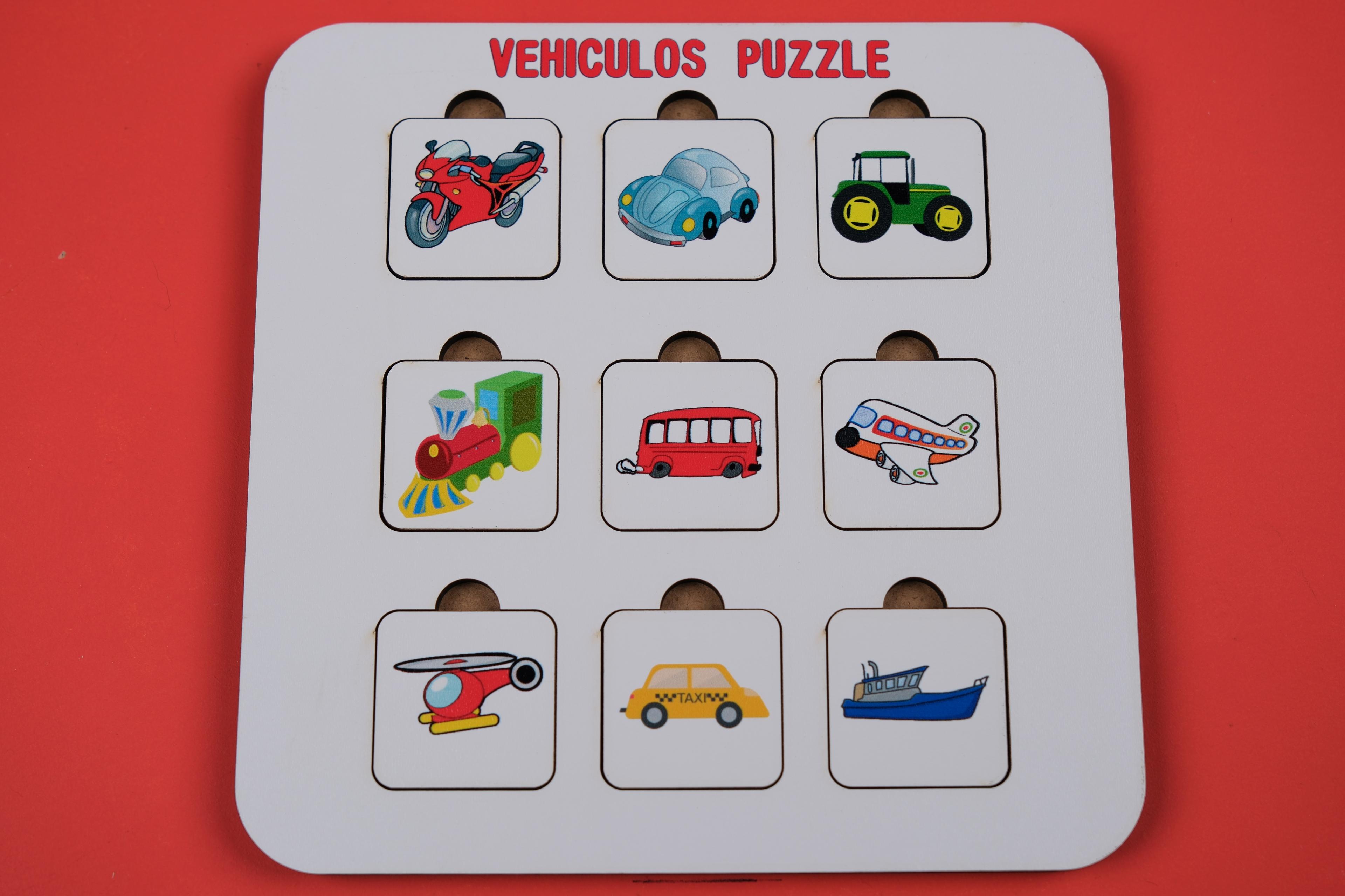 VEHICULOS (ARAÇLAR) | İSPANYOLCA ÖĞRETEN PUZZLE