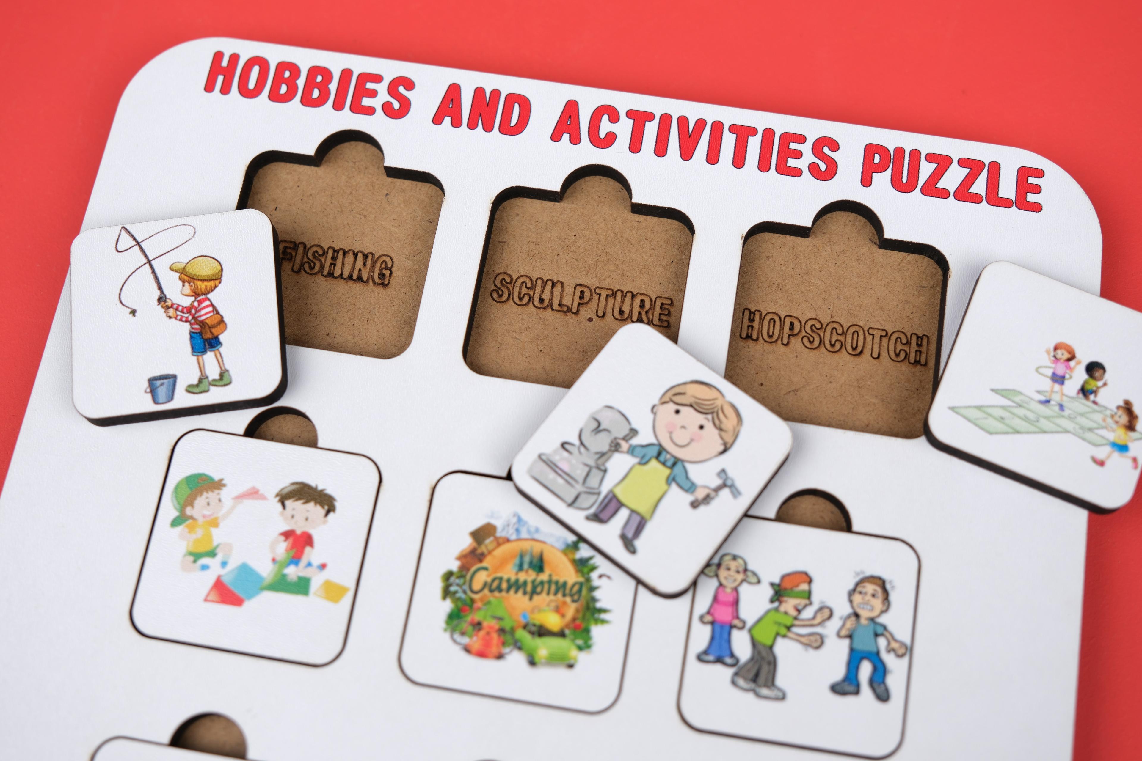 HOBBIES AND ACTIVITIES PUZZLE