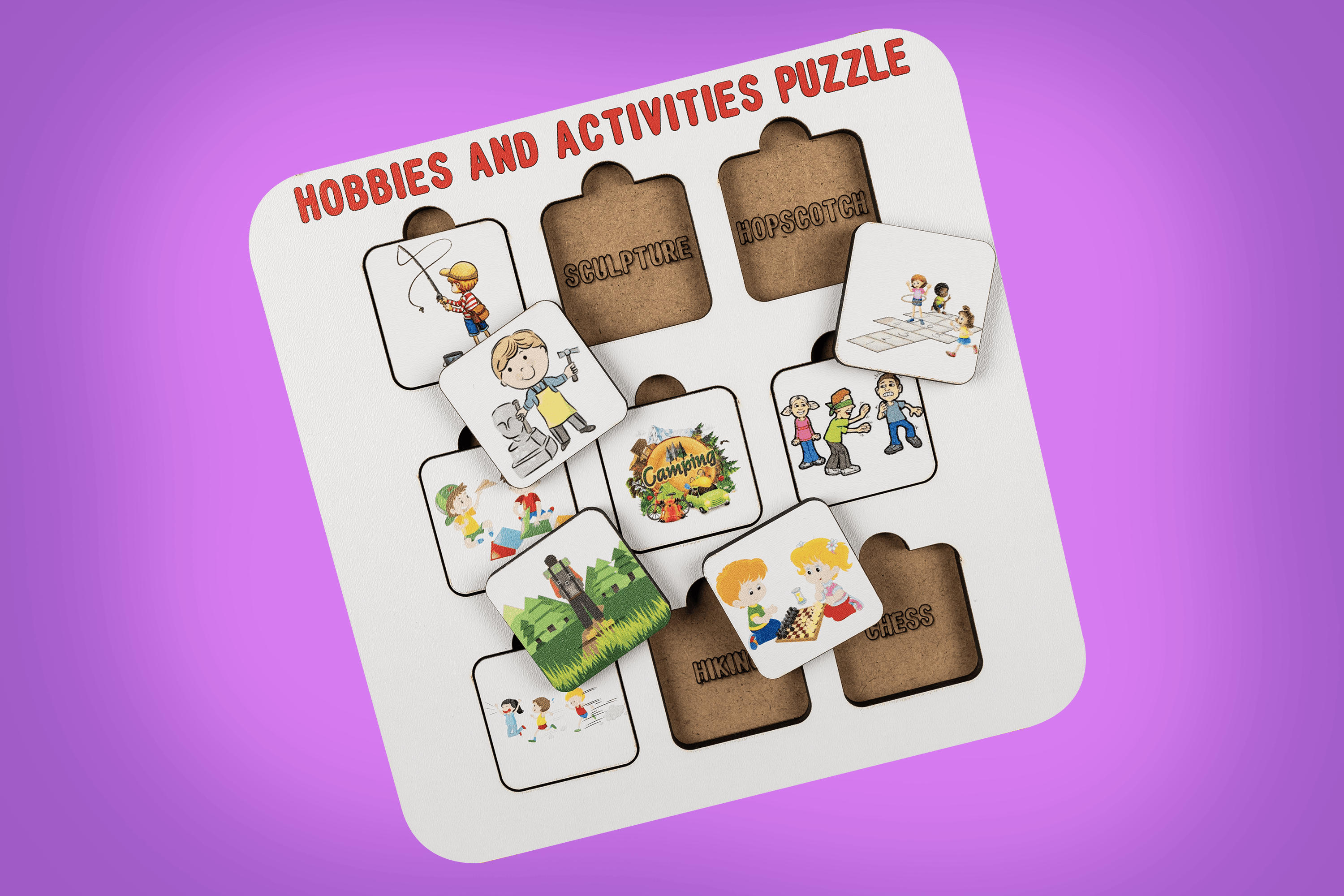 HOBBIES AND ACTIVITIES PUZZLE