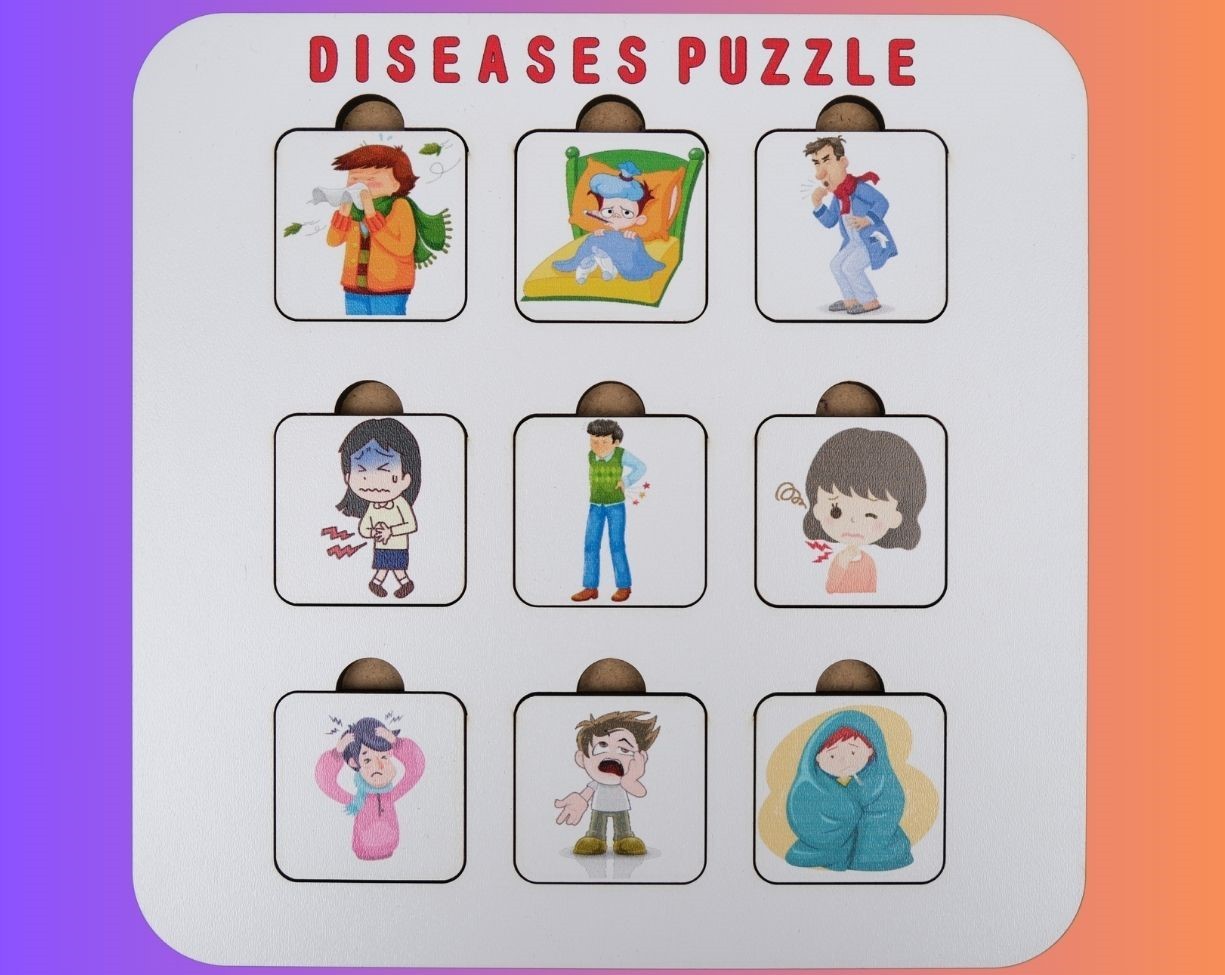 DISEASES (HASTALIKLAR) | İNGİLİZCE ÖĞRETEN PUZZLE