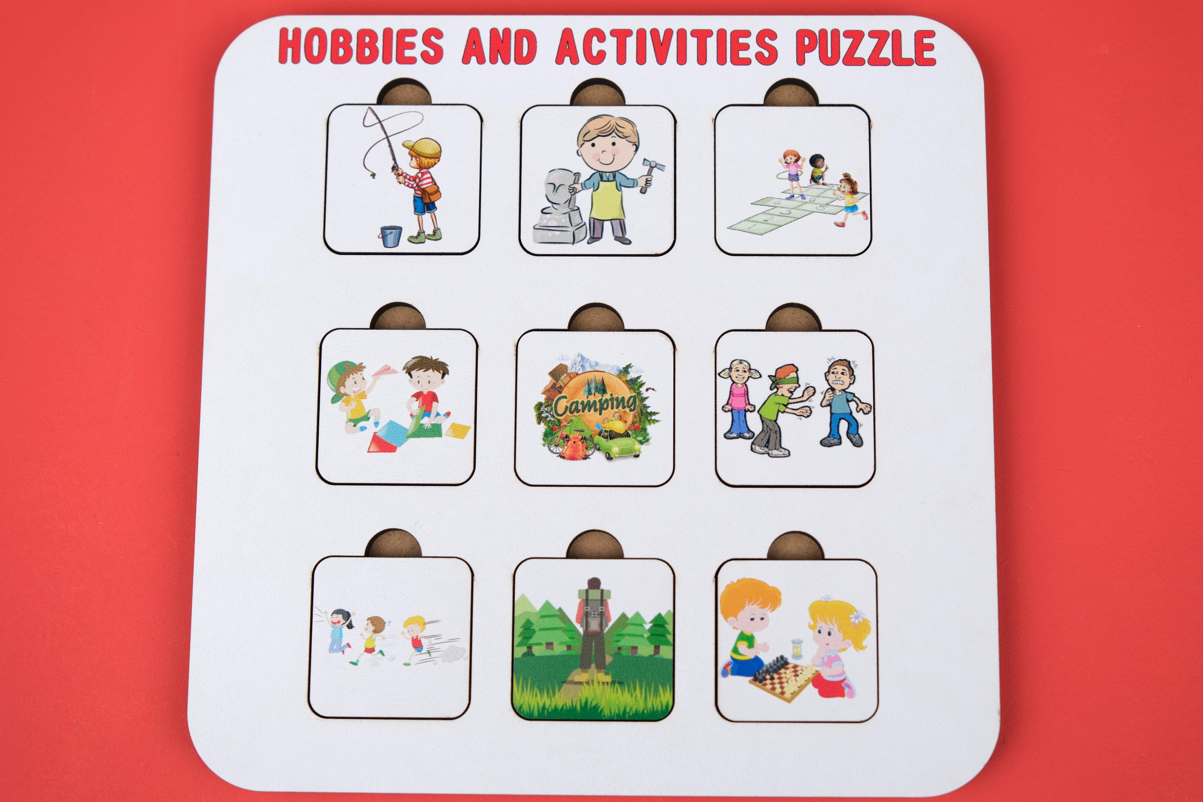 HOBBIES AND ACTIVITIES PUZZLE