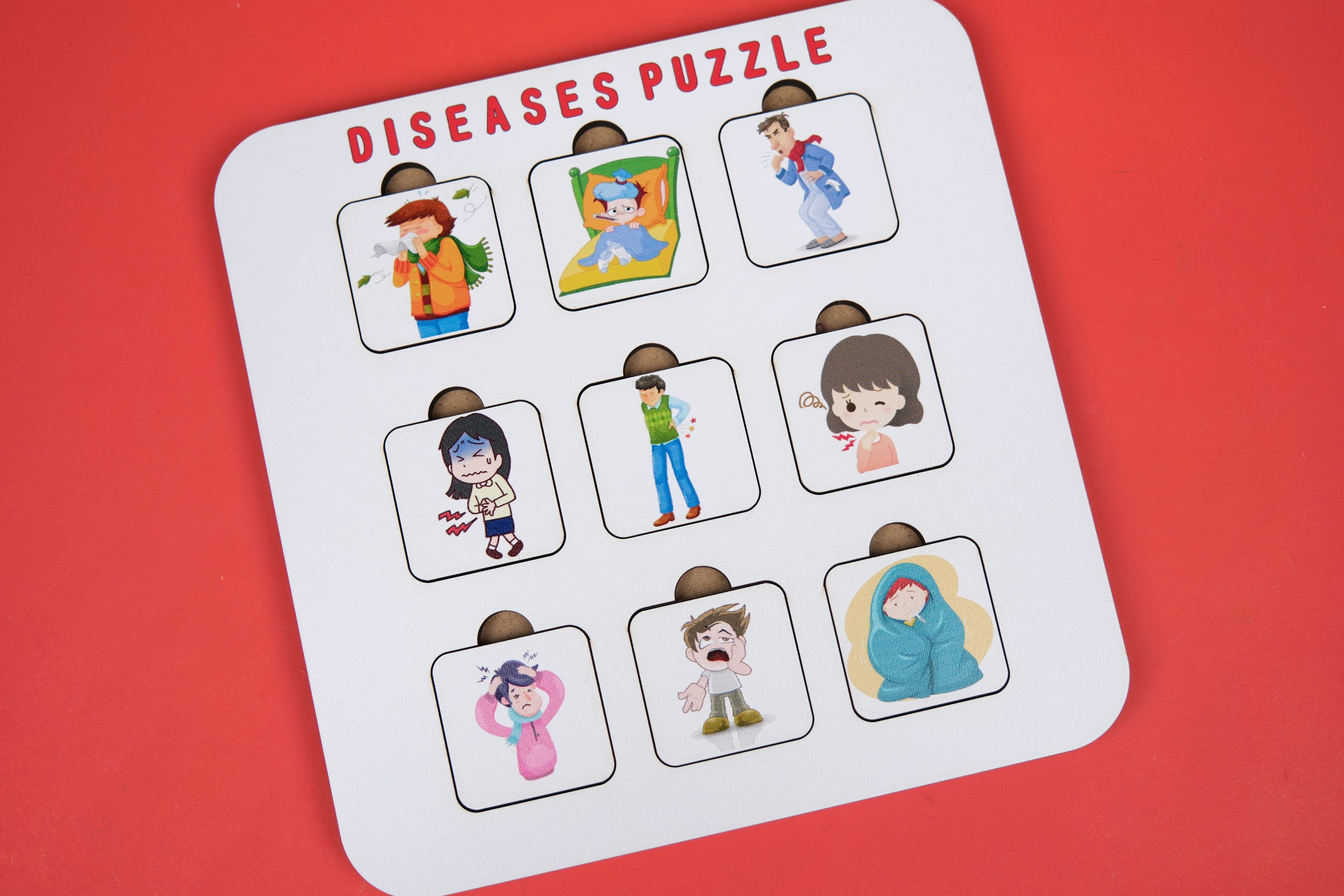 DISEASES (HASTALIKLAR) | İNGİLİZCE ÖĞRETEN PUZZLE