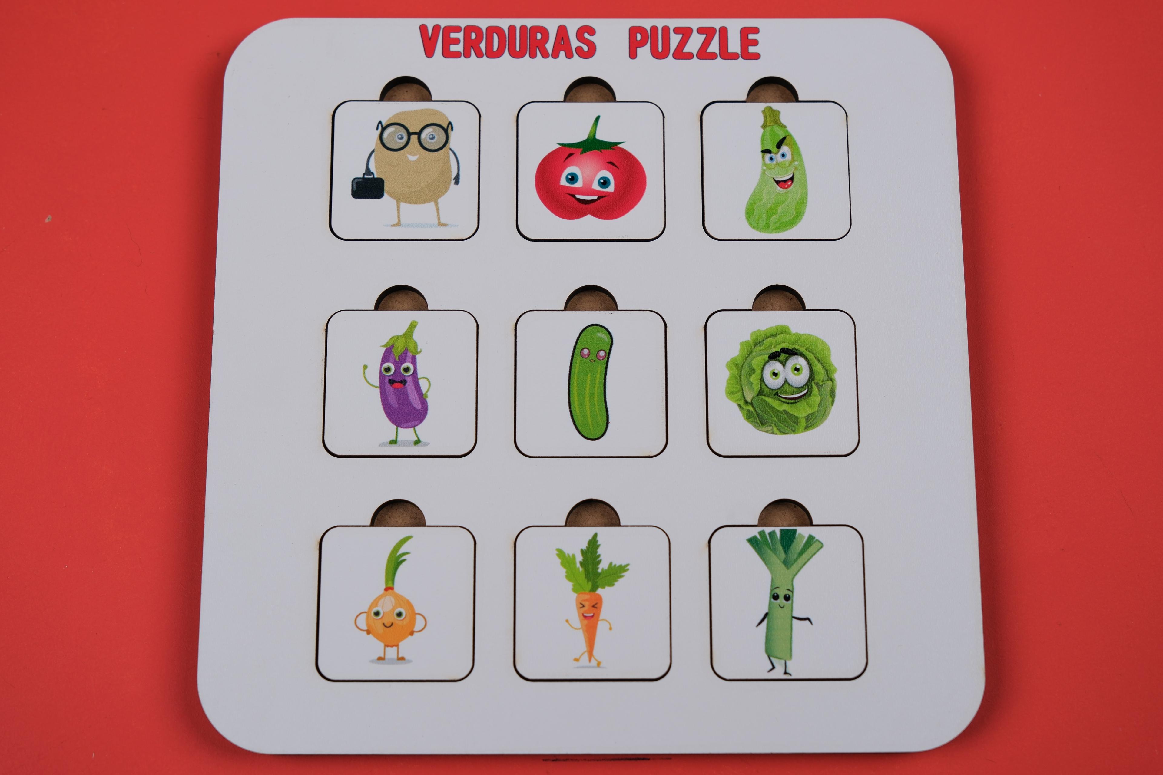 VERDURAS (SEBZELER) | İSPANYOLCA ÖĞRETEN PUZZLE