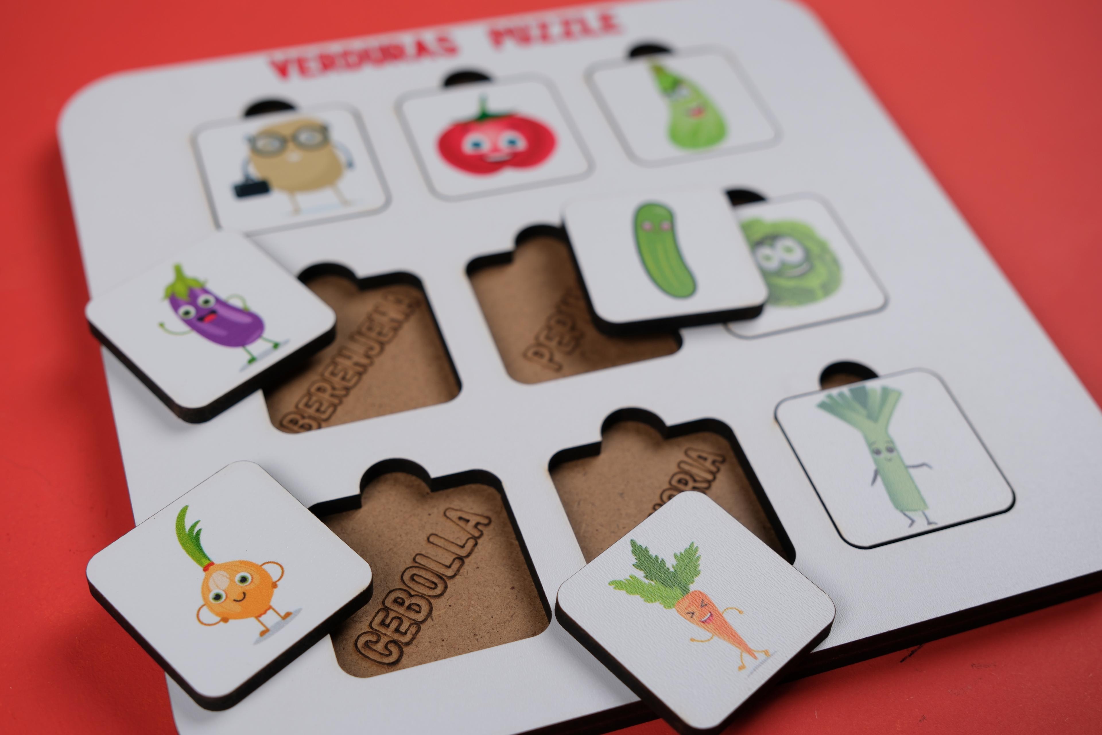 VERDURAS (SEBZELER) | İSPANYOLCA ÖĞRETEN PUZZLE